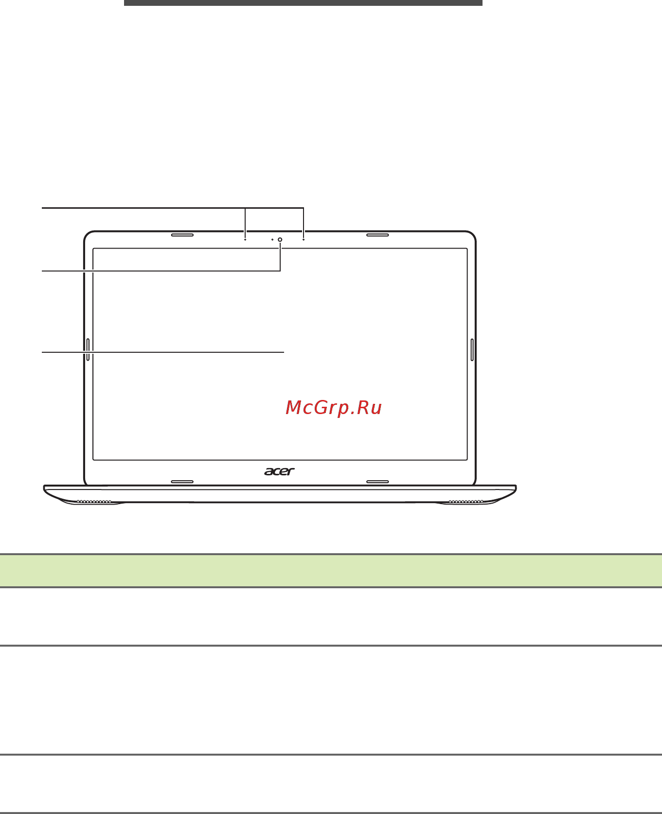 Acer Aspire A315-42G-R4CM NX.HF8ER.02G [10/83] Знакомство с вашим ноутбуком acer