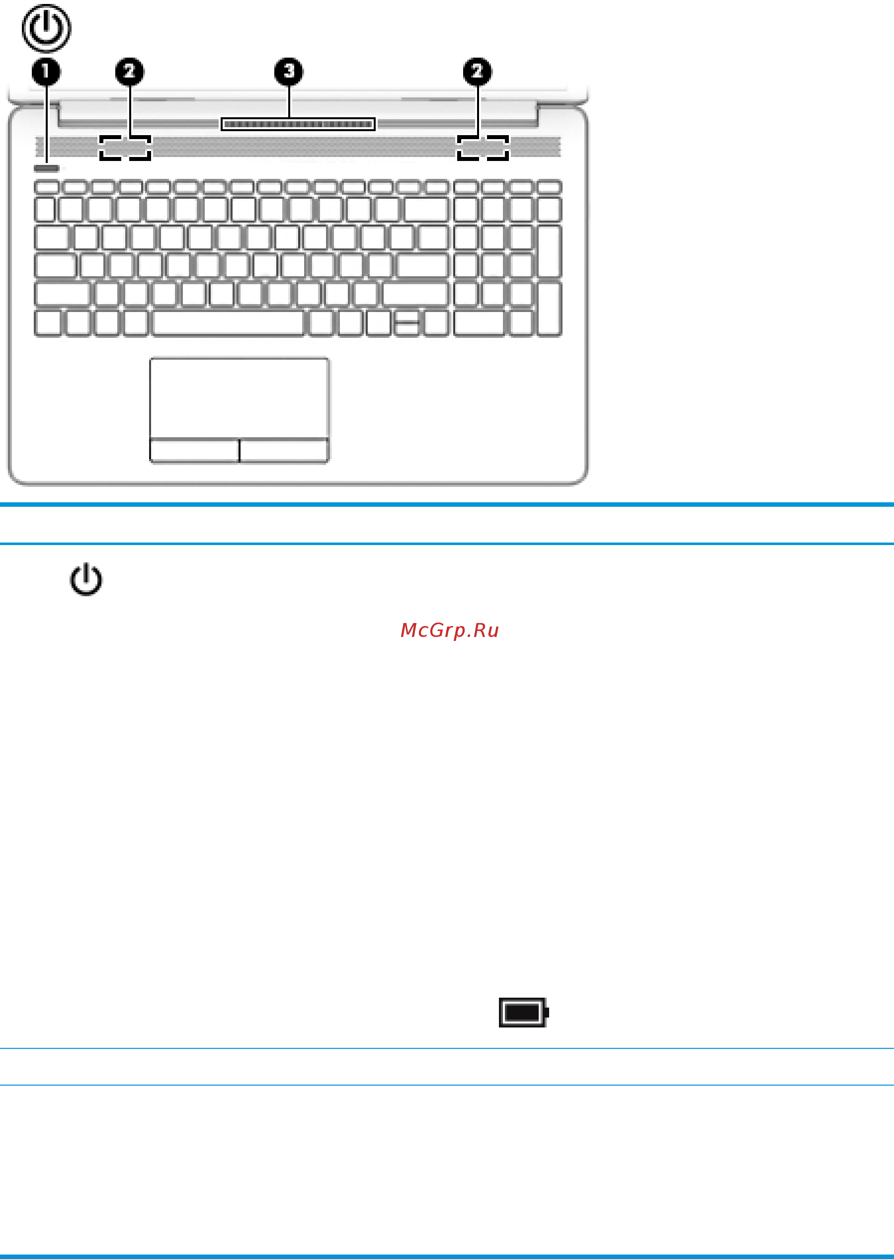 HP 250 G7 6MP92EA [21/80] Кнопка вентиляционное отверстие и динамики