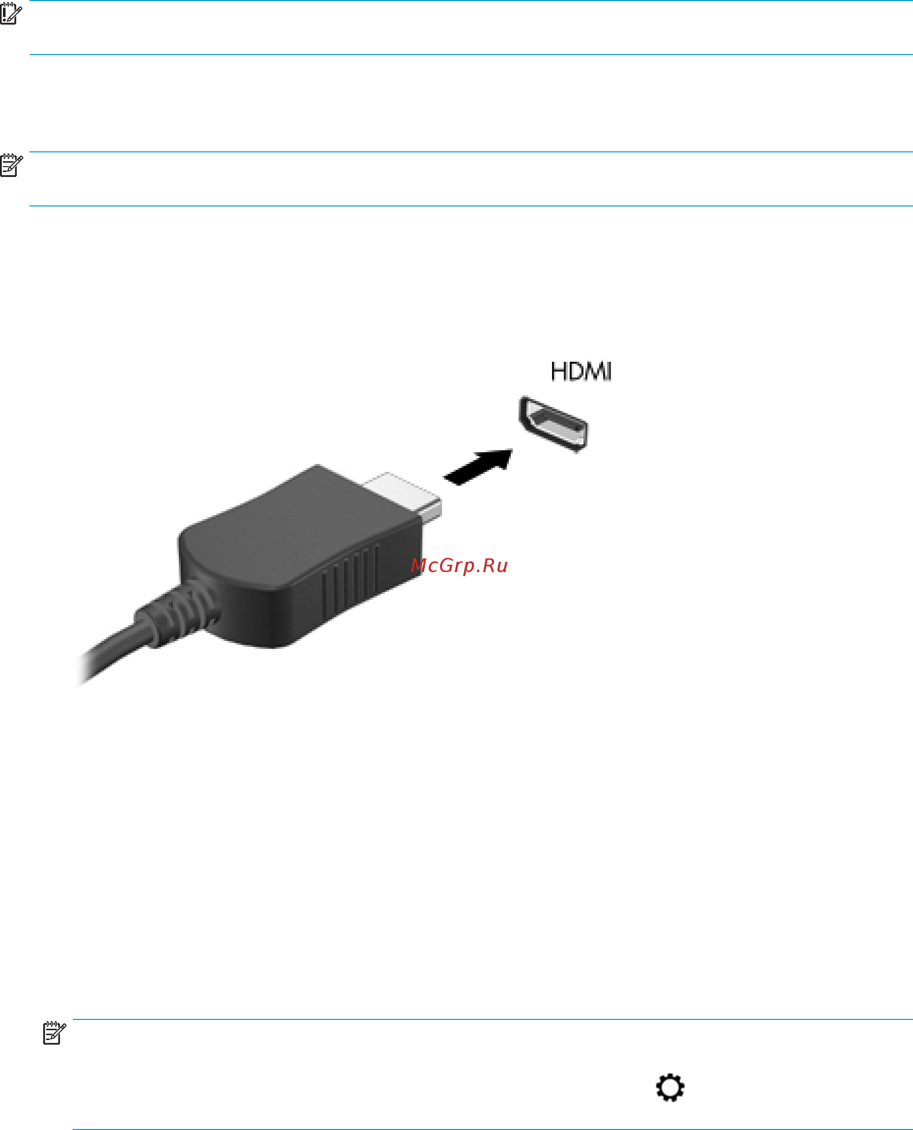 HP 250 G7 6MP92EA [32/80] Подключение видеоустройств с помощью кабеля hdmi только на некоторых моделях