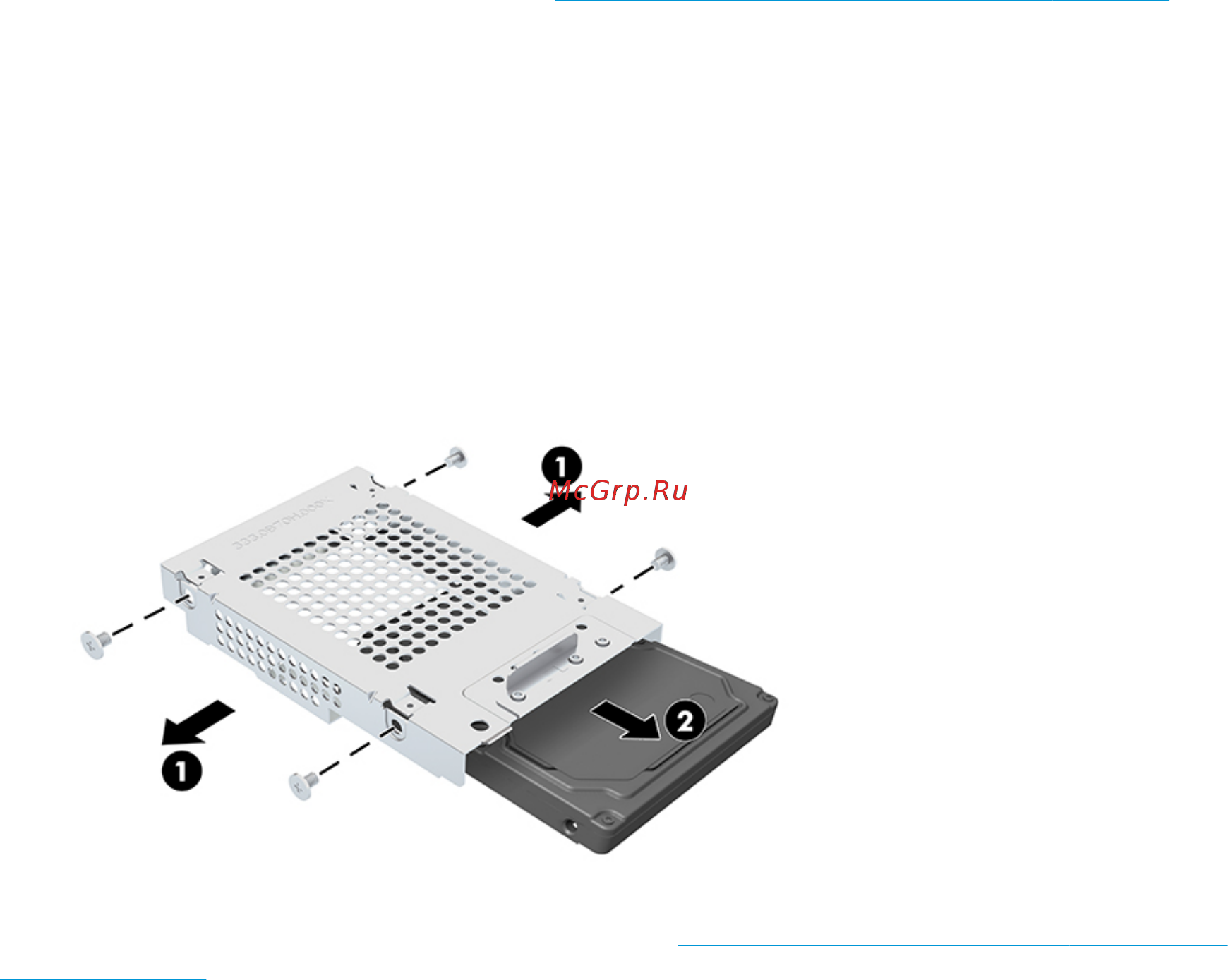 HP ProOne 440 G5 9LB35ES [36/52] Замена жесткого диска