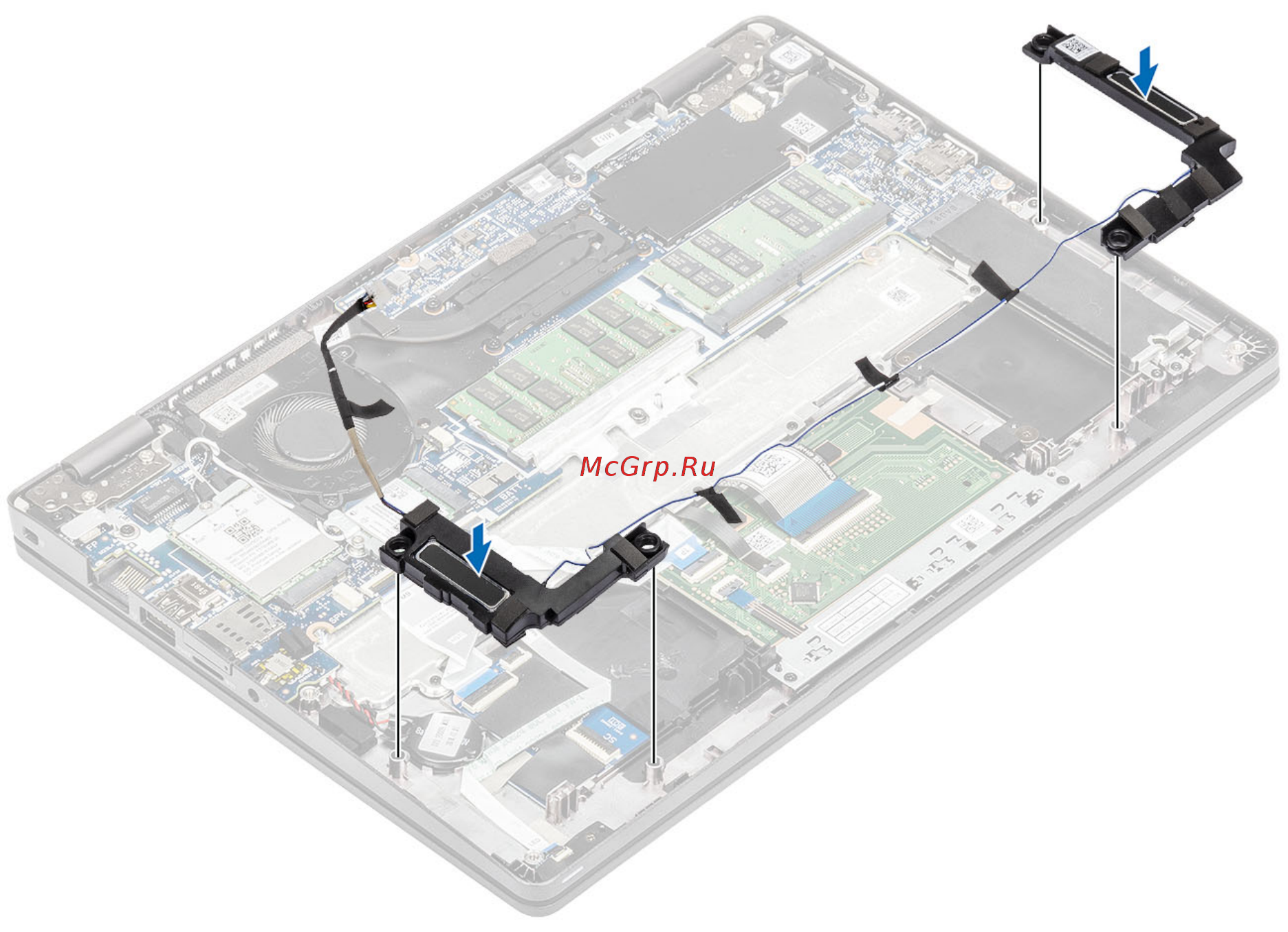 Dell Vostro 5590-7798 [46/120] Установка динамиков
