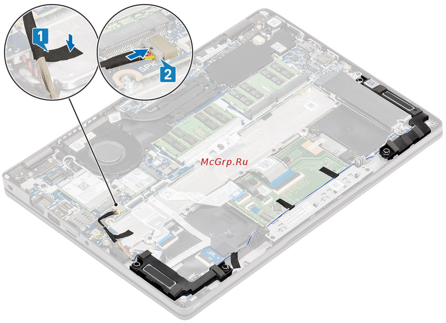 Dell Latitude 5300-2880 [48/120] Системный вентилятор
