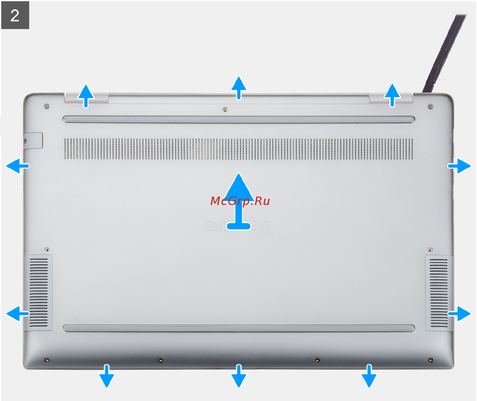 Dell Vostro 5590-7774 [12/84] Установка нижней крышки