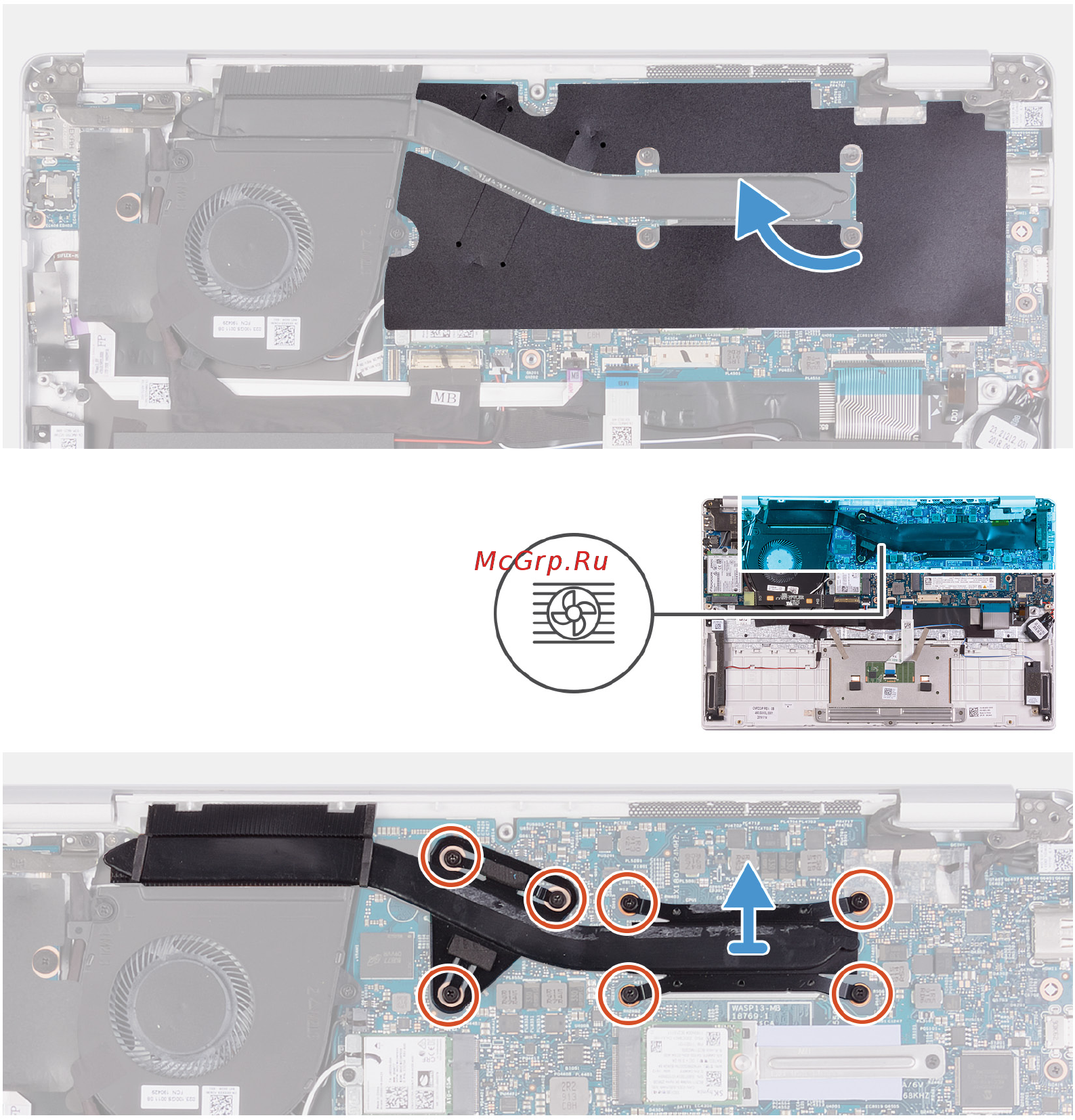 Dell Vostro 5391-4148 [23/79] Установка радиатора