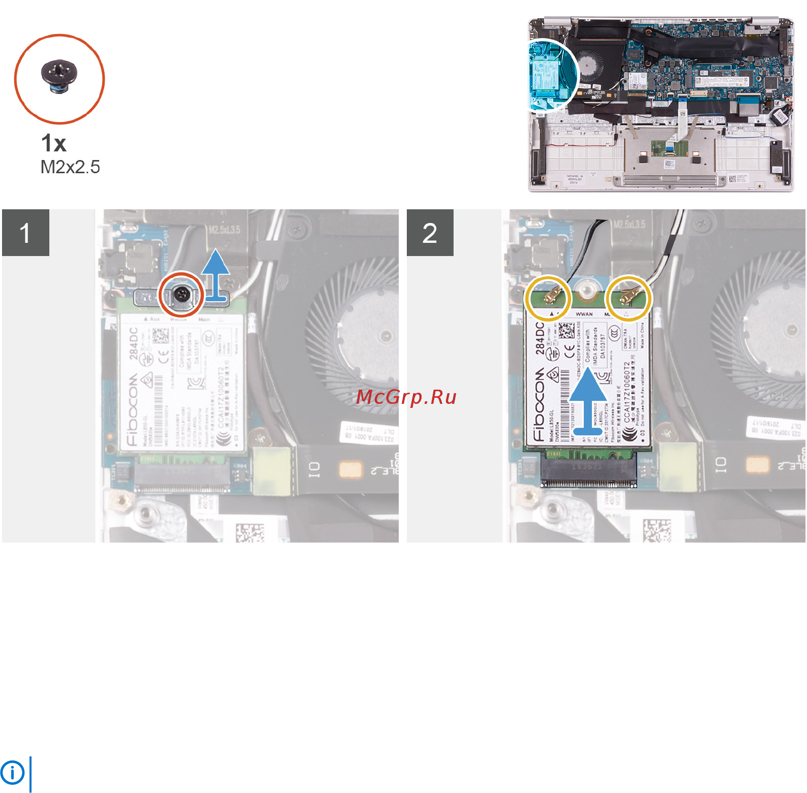 Dell Vostro 5391-4148 [31/79] Установка платы wwan