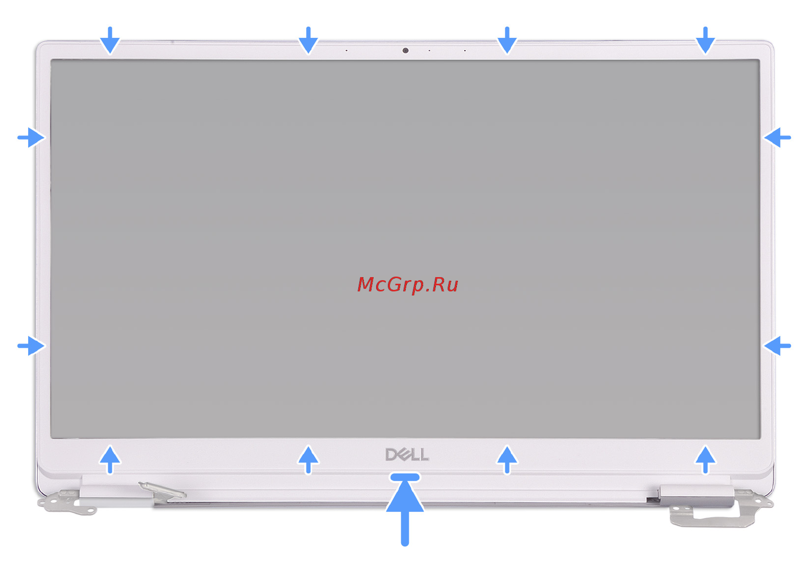 Dell Vostro 5391-4148 [51/79] Установка лицевой панели дисплея