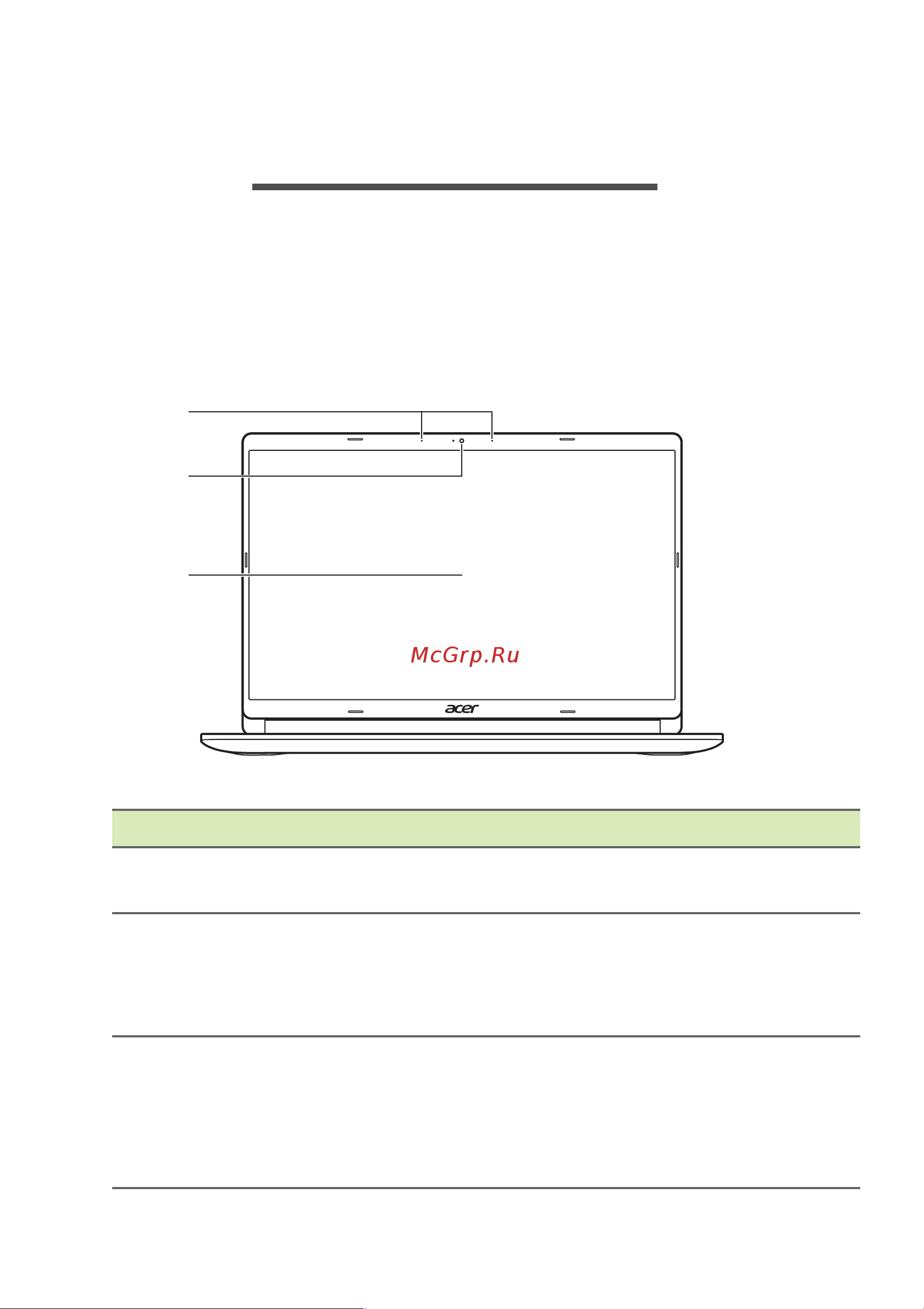 Acer Extensa EX215-31-P4MN NX.EFTER.00Q [10/83] Накомство с вашим ноутбуком