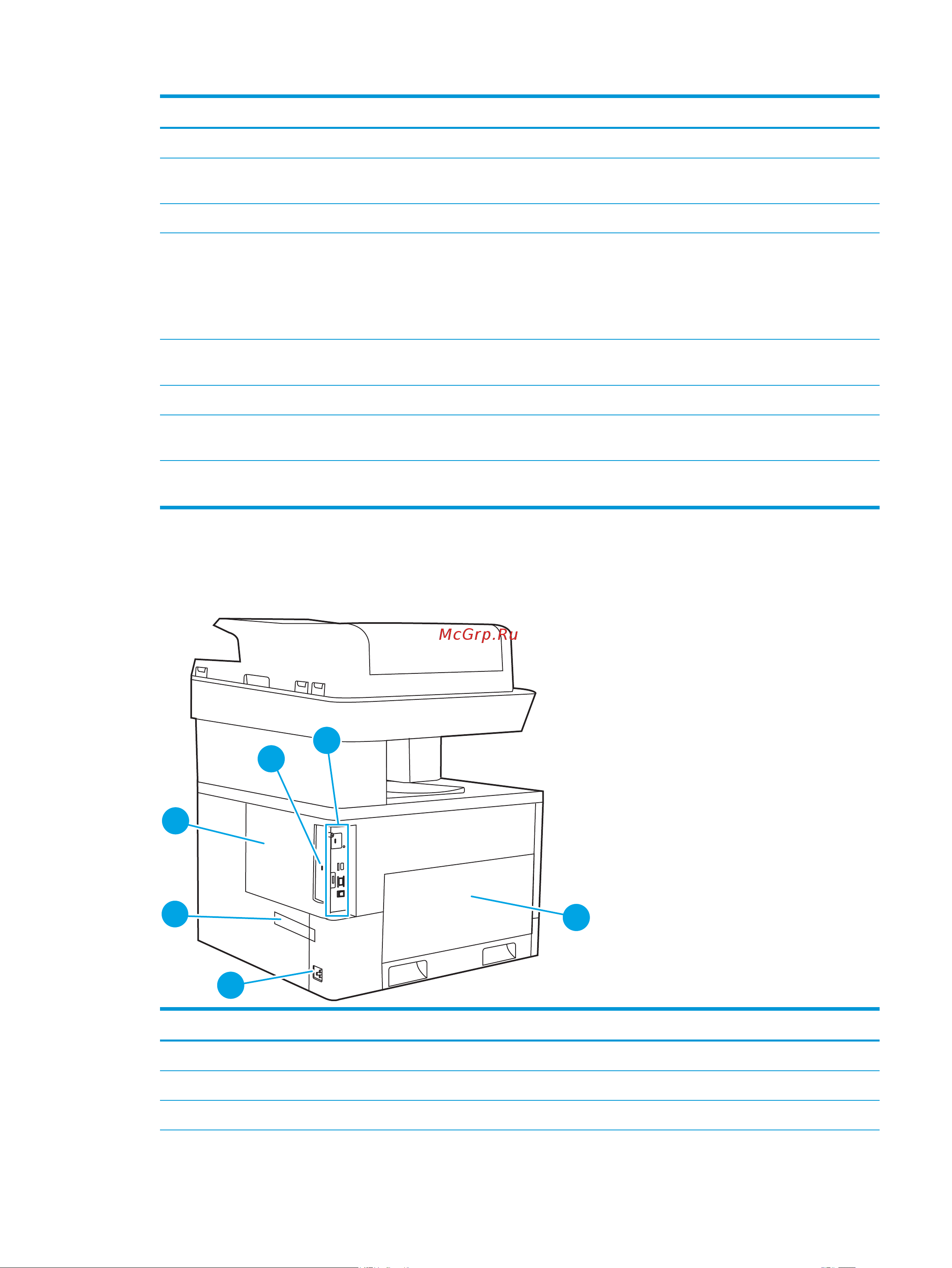 HP Color LaserJet Enterprise M776dn T3U55A [19/340] Вид принтера сзади