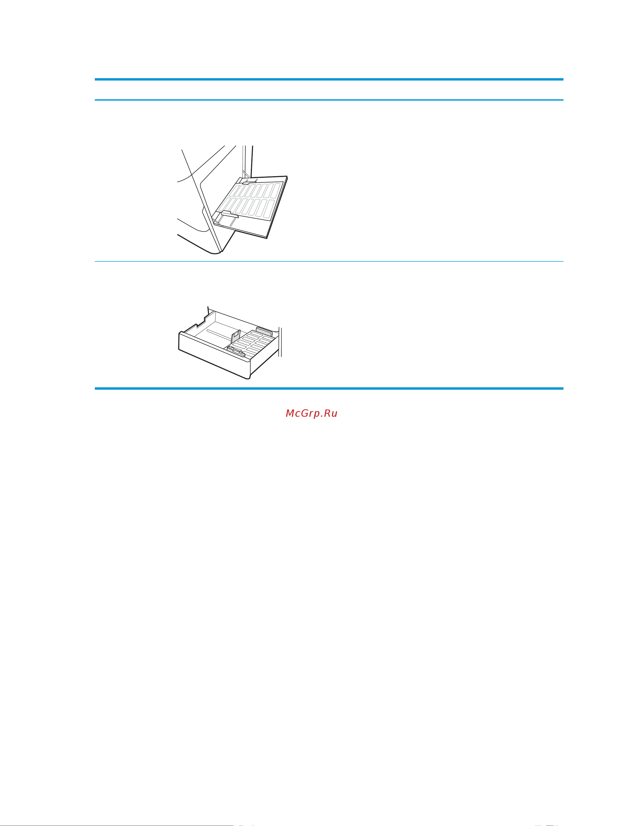 HP Color LaserJet Enterprise M776dn T3U55A [72/340] Глава 2 лотки для бумаги ruww