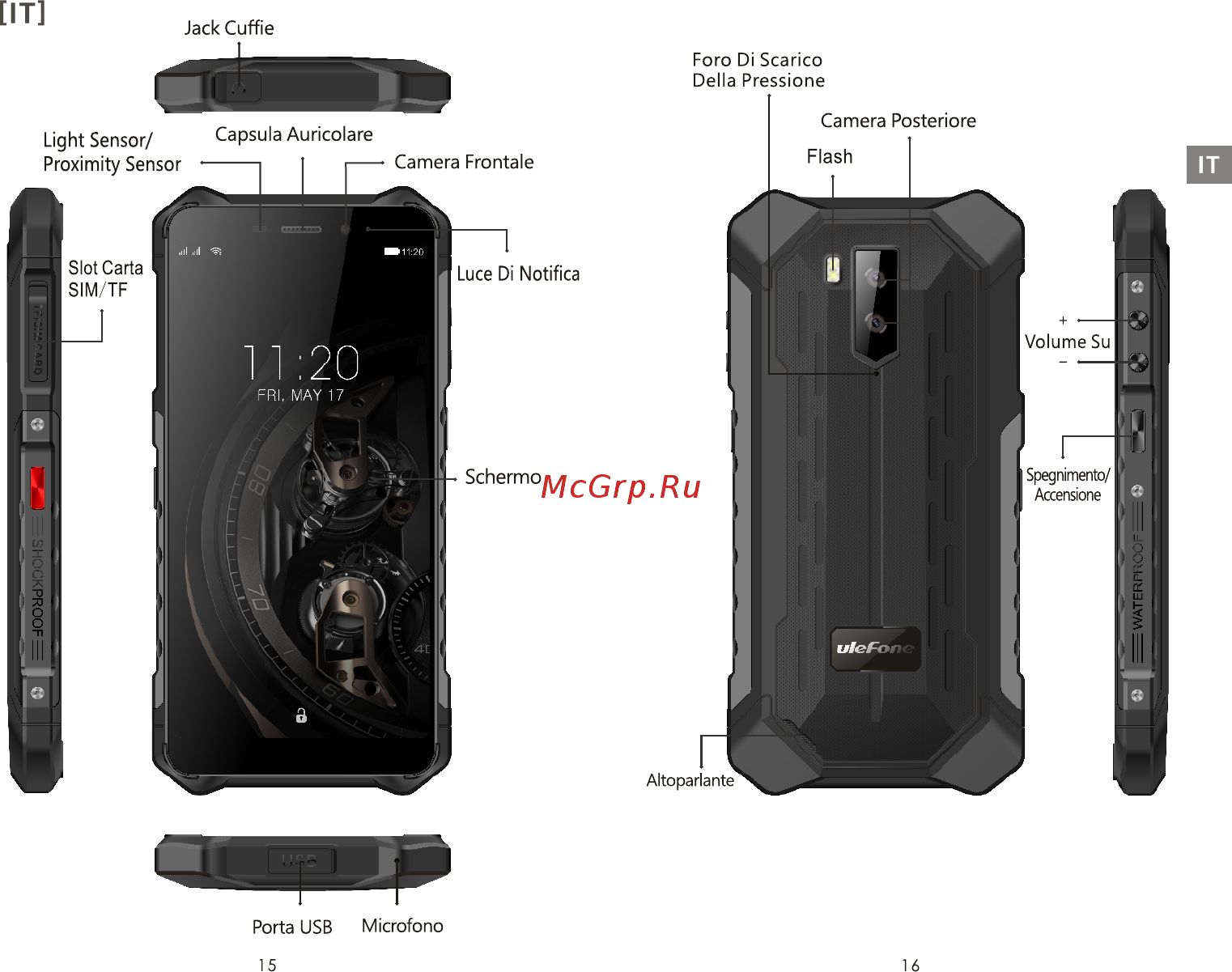 Ulefone Armor X3 Black Инструкция по эксплуатации онлайн [10/31] 567954