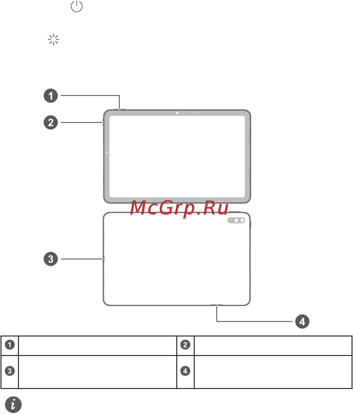 Huawei MatePad 4+64GB LTE Midnight Grey (BAH3-L09) [5/124] Before using the device familiarise yourself with its basic operations