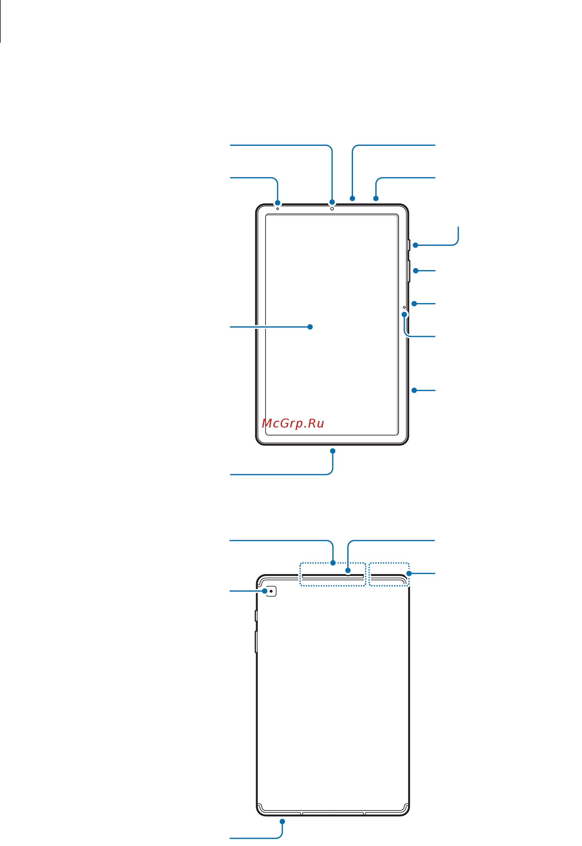 Samsung Galaxy Tab S6 Lite LTE 64GB Light Blue (SM-P615) [10/187] Внешний вид устройства