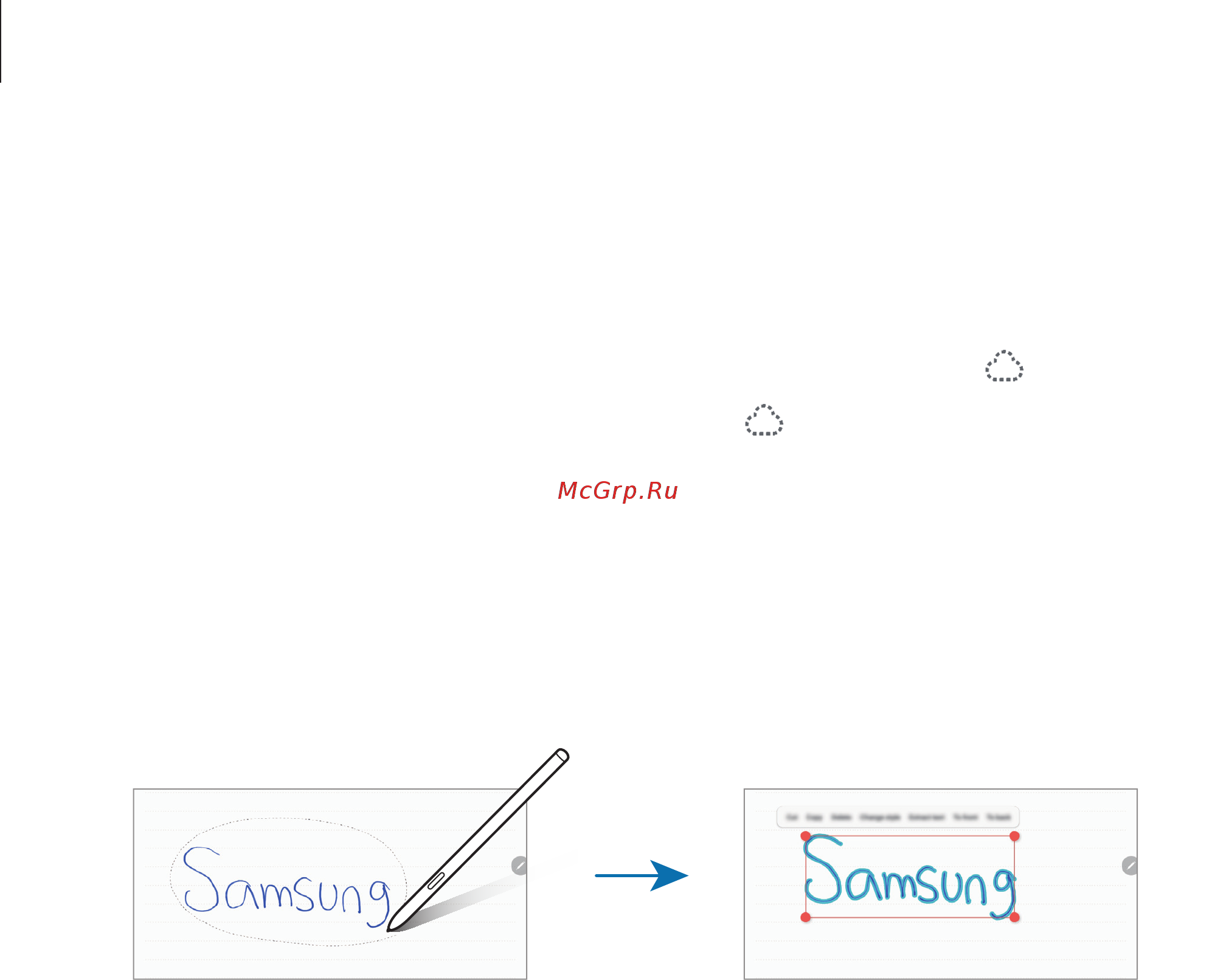 Samsung Galaxy Tab S6 Lite 128GB LTE Pink (SM-P615) [113/187] Редактирование заметок написанных от руки
