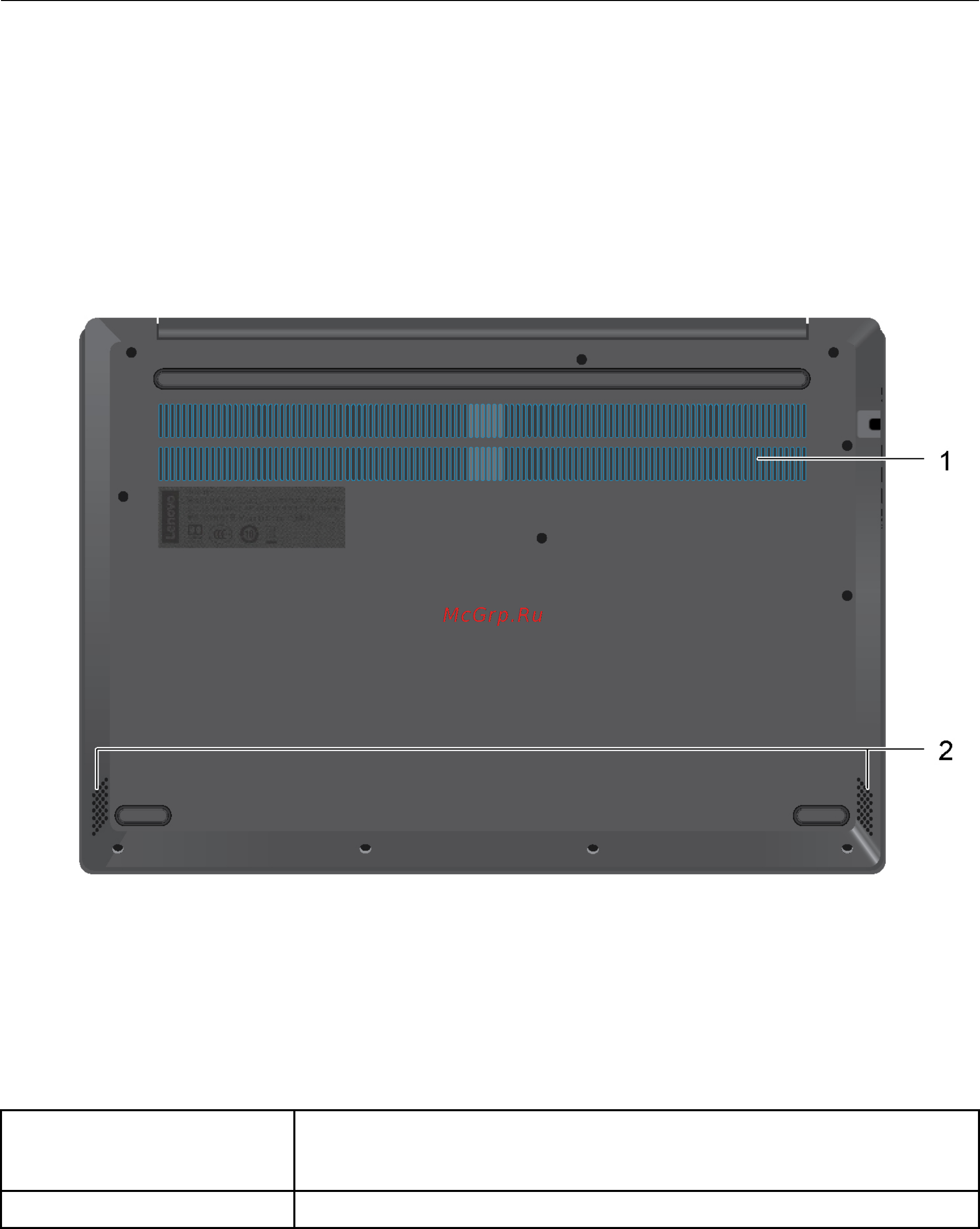 Lenovo IdeaPad L340-15IRH Gaming (81LK01DRRU) [10/78] Вид снизу