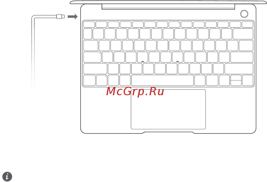 Huawei MateBook 13 Space Grey (HN-W19R) [37/301] Φόρτιση του υπολογιστή σας