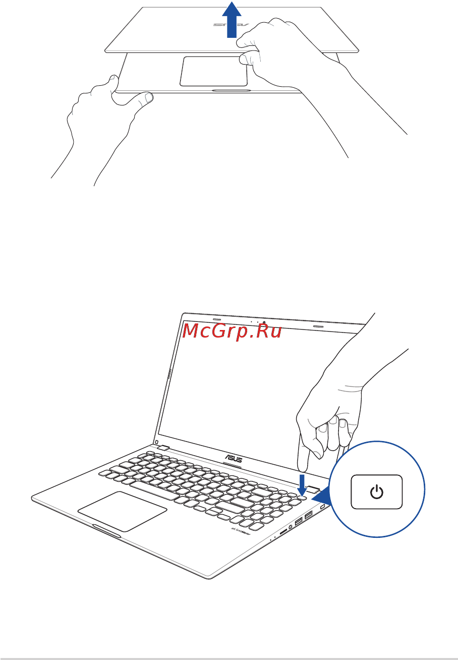 Asus 15 X509JA [30/100] Нажмите кнопку питания