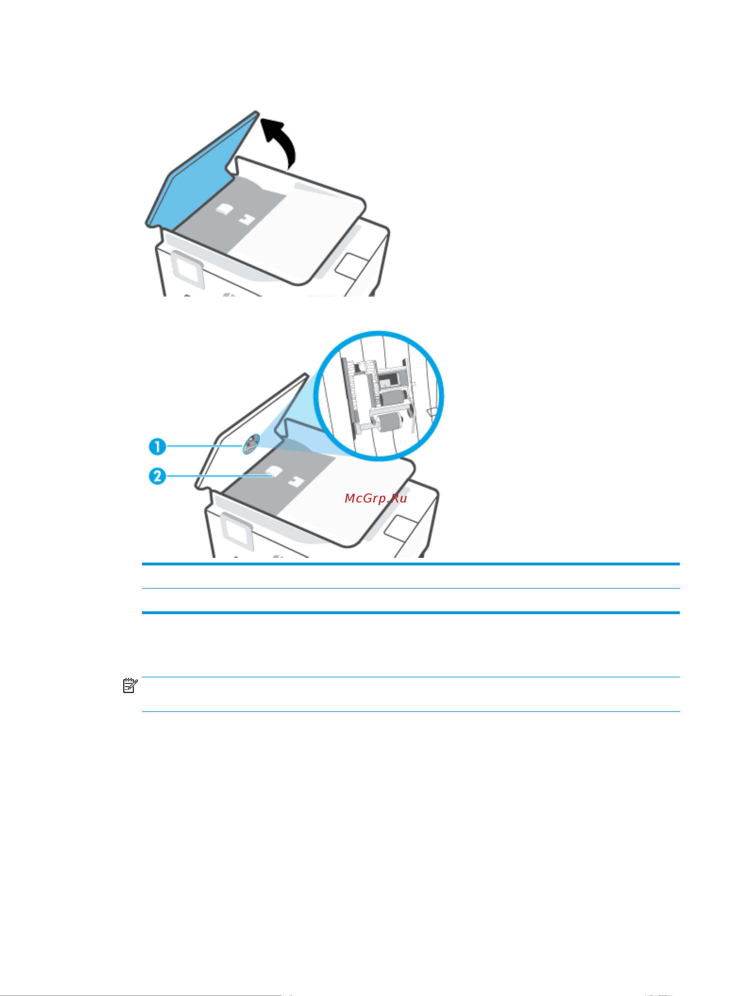 HP OfficeJet 8023 (1KR64B) [118/141] Обслуживание картриджей и печатающей головки