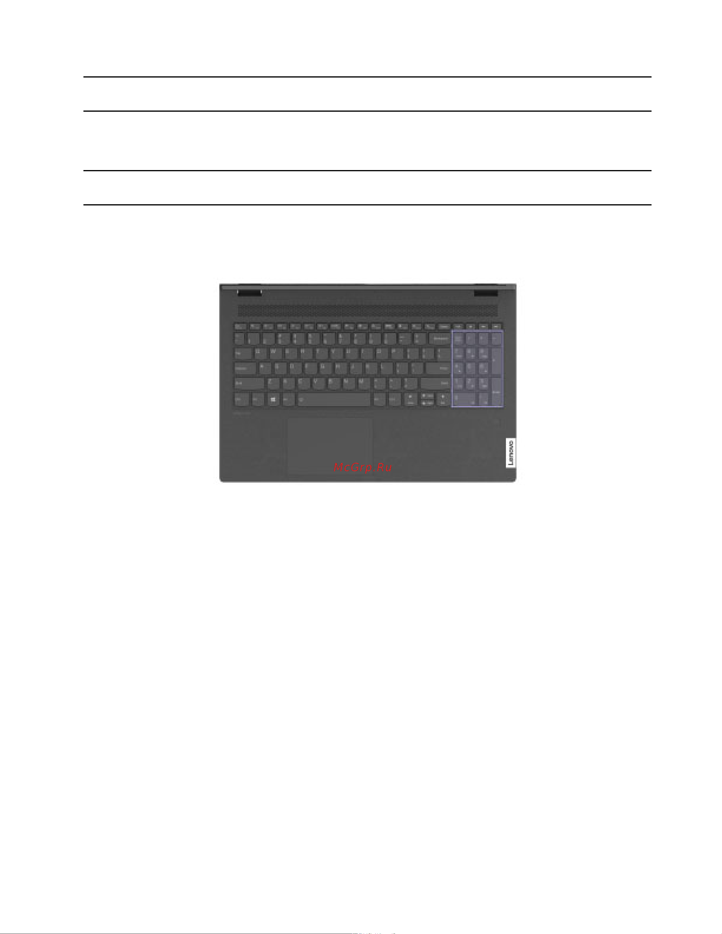 Lenovo Flex 5 14IIL05 (81X1004MRU) [27/80] Числовая клавиатура