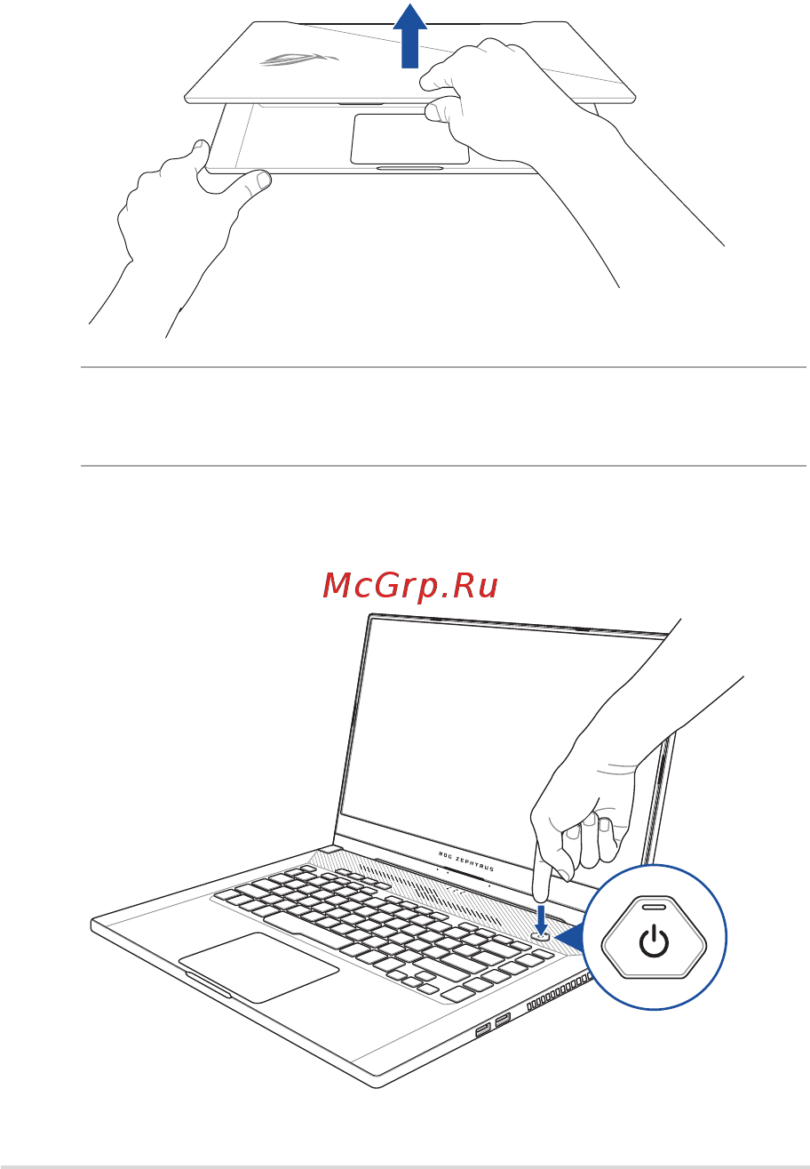 Asus ROG Zephyrus G15 GA502IV-AZ009T [29/92] Откройте крышку