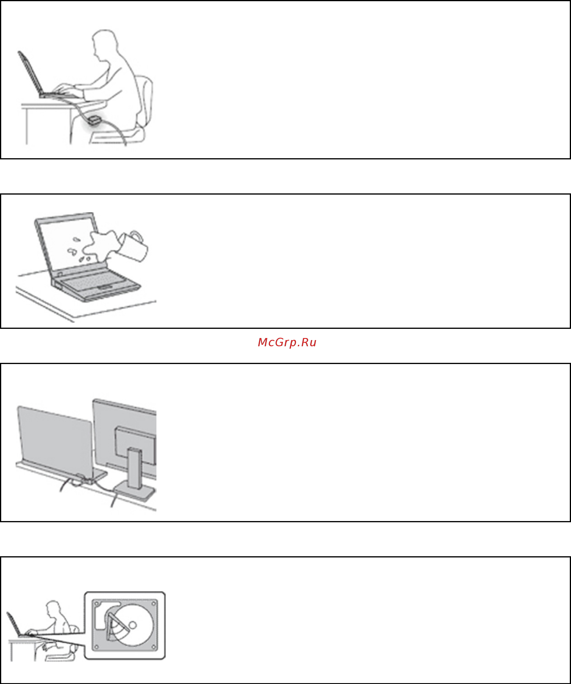 Lenovo IdeaPad L3 15IML05 (81Y300DARU) [36/70] Берегите компьютер от влаги