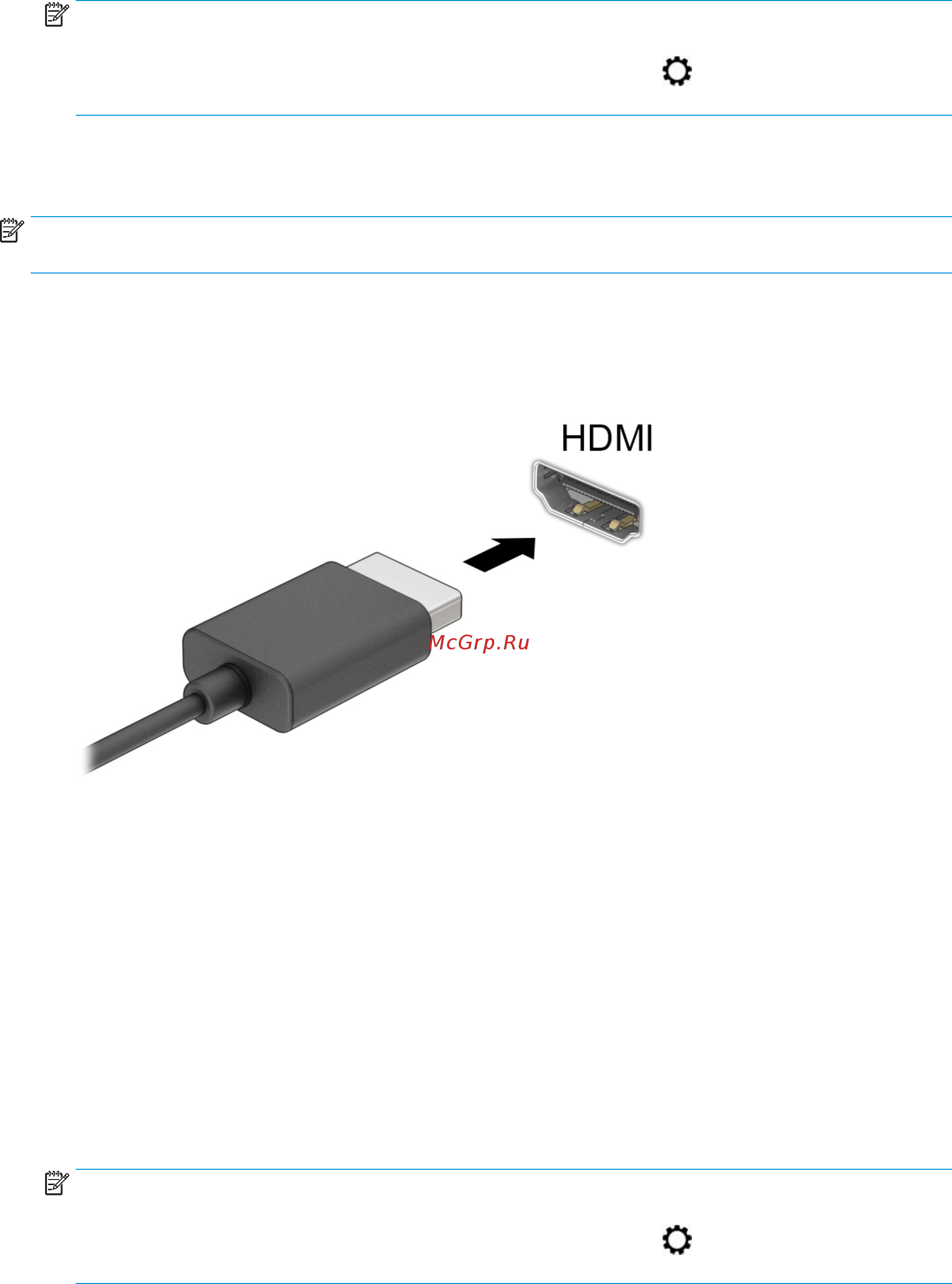 HP Pavilion x360 14-dh1011ur 1E1V2EA [39/85] Подключение видеоустройств с помощью кабеля hdmi только на некоторых моделях