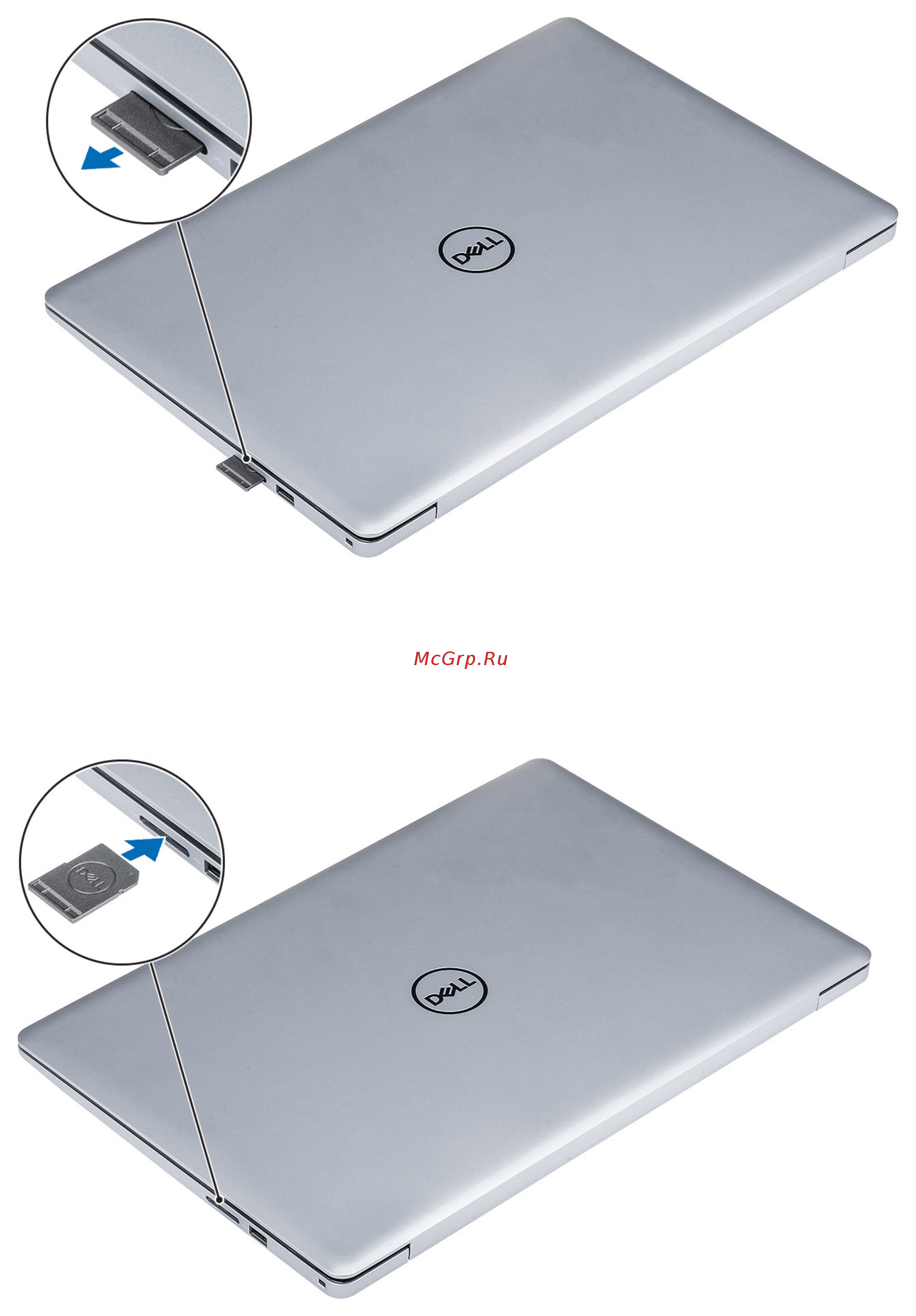 Dell Vostro 3591-6333 [12/92] Установка карты памяти secure digital