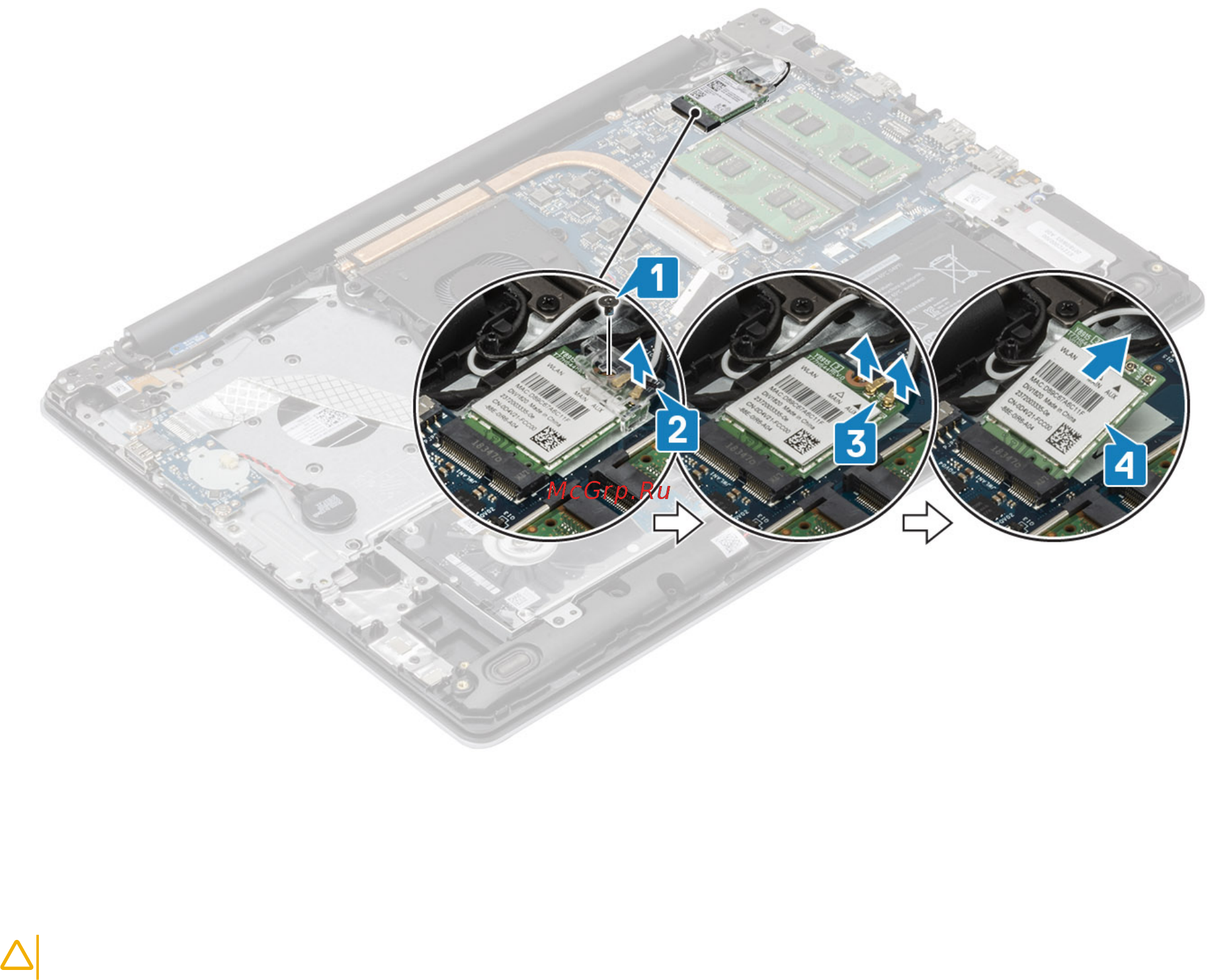 Dell Vostro 3591-6333 [21/92] Установка платы wlan