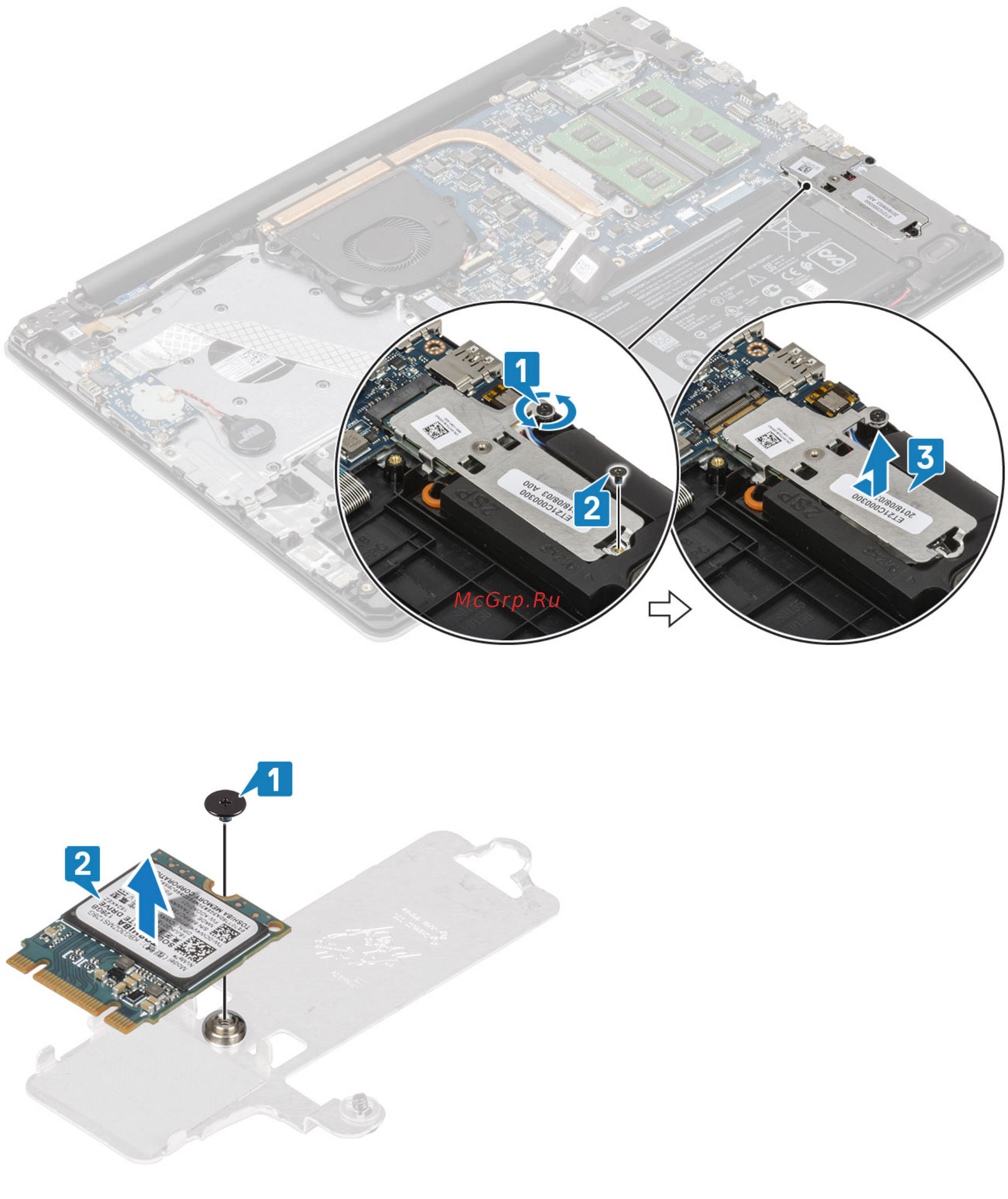Dell Vostro 3591-6333 [23/92] Установка твердотельного накопителя м 2230