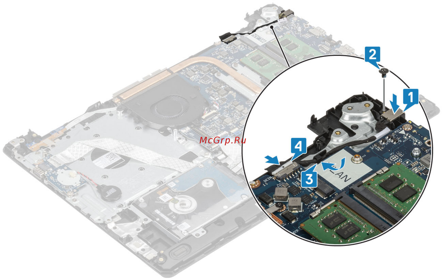 Dell Vostro 3591-6333 [61/92] Снятие камеры