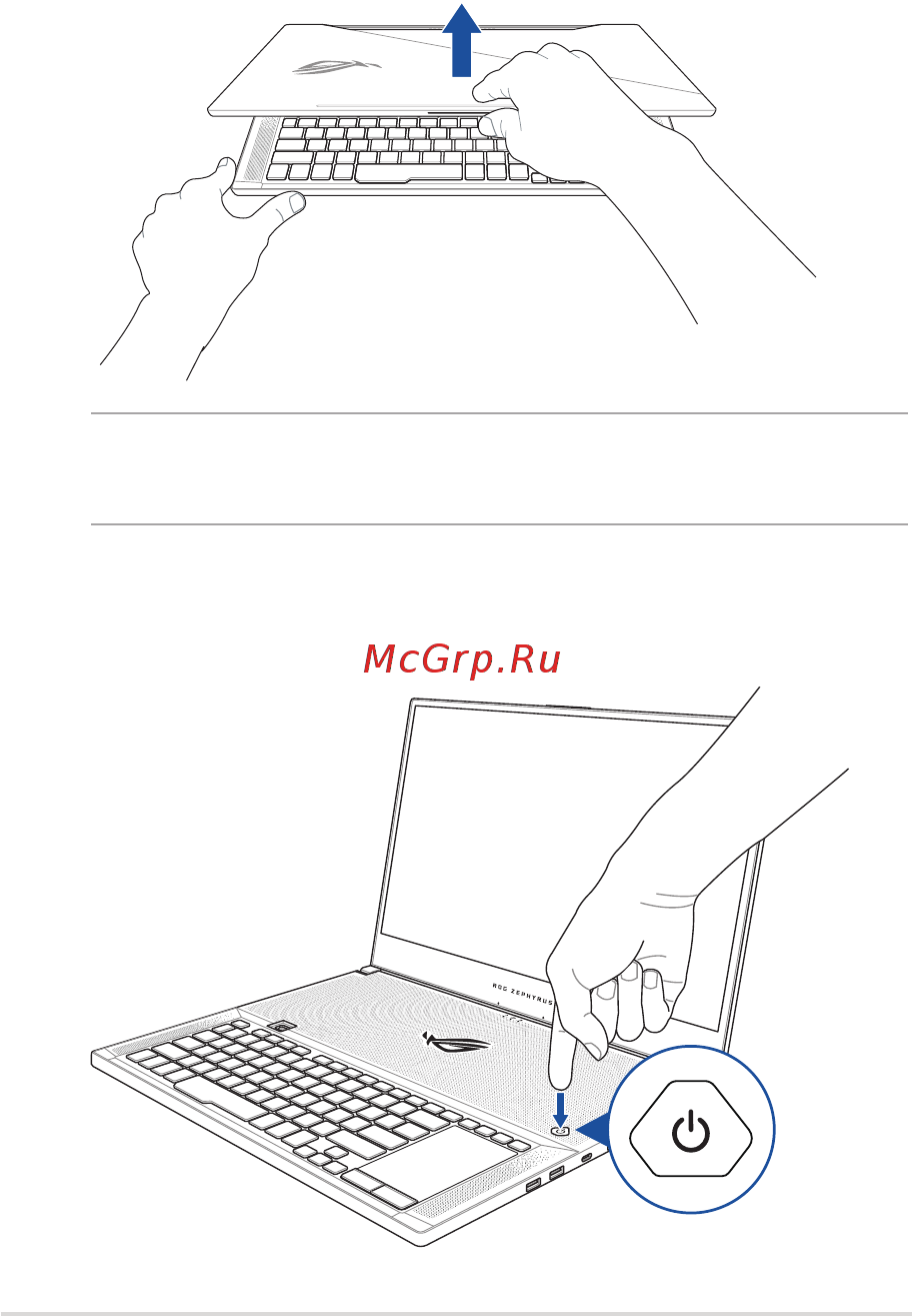 Asus ROG Zephyrus S GX701LV-EV028T [31/102] Откройте крышку