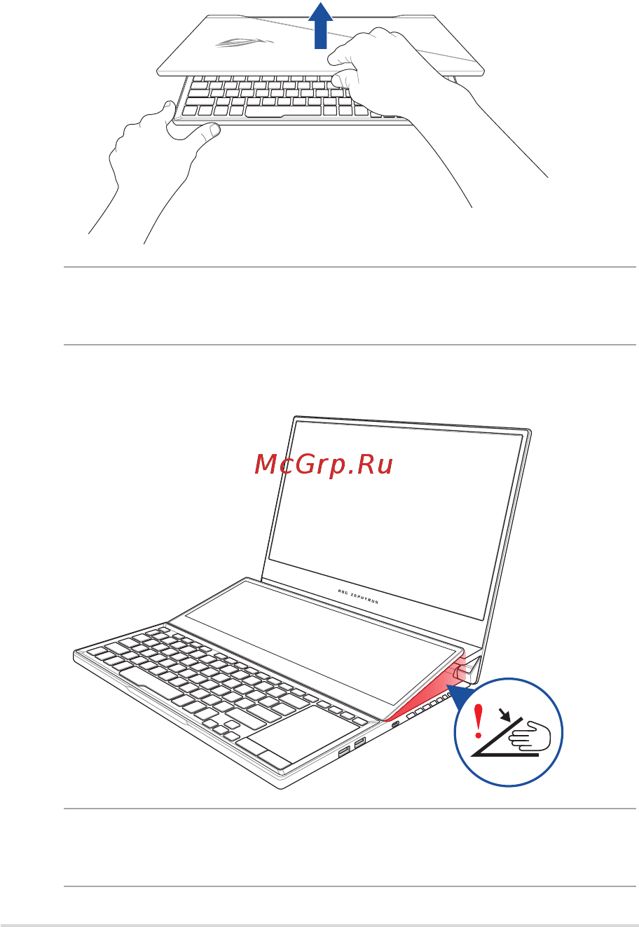 Asus ROG Zephyrus Duo 15 GX550LWS-HF096T [31/98] Откройте крышку