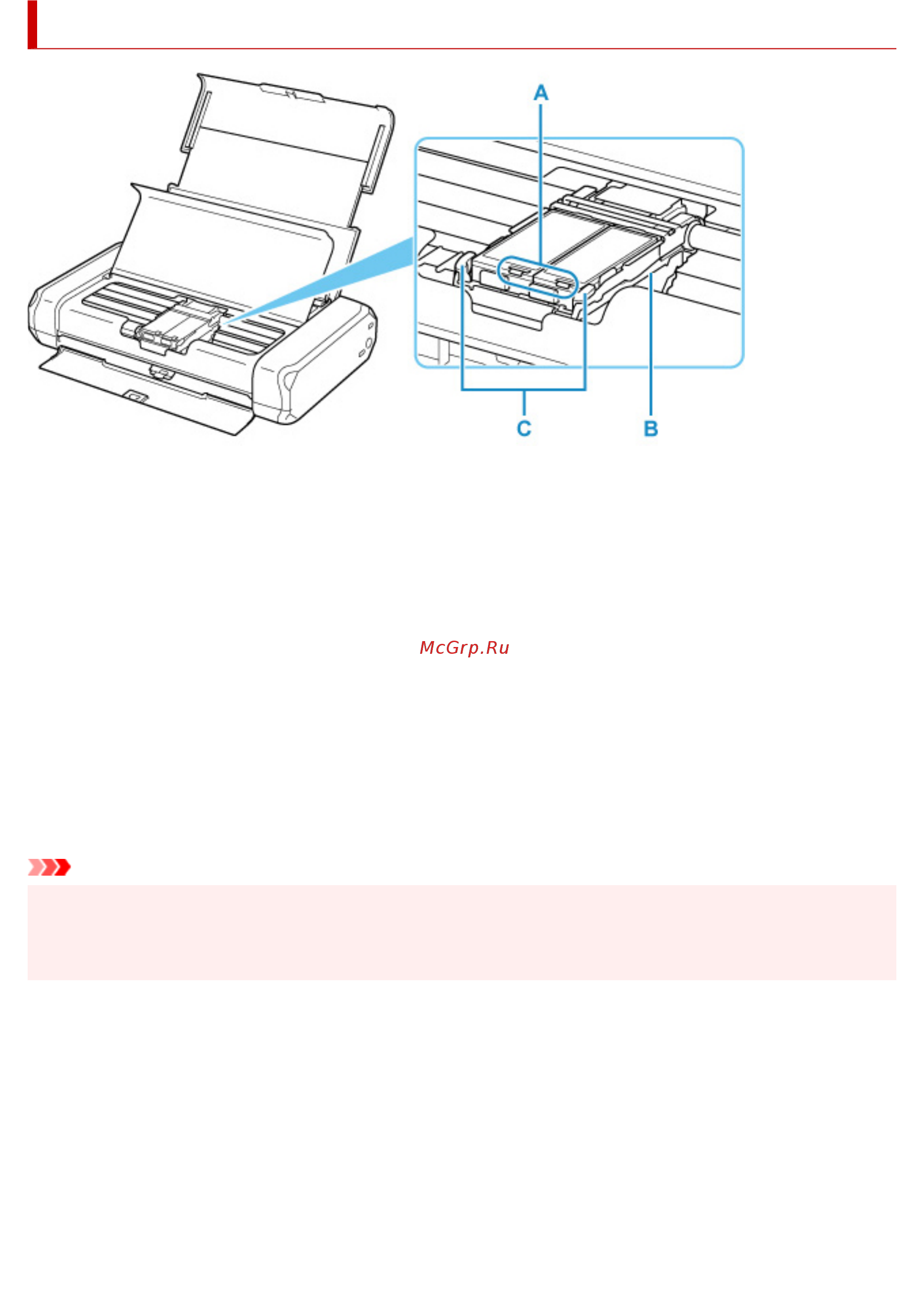 Canon Pixma TR150 [135/378] Вид внутренних частей