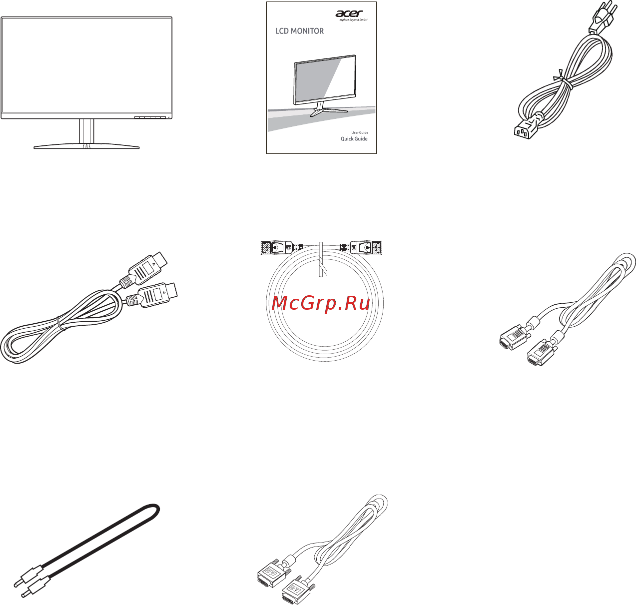 Acer KG251Qbmiix [11/35] Распаковка