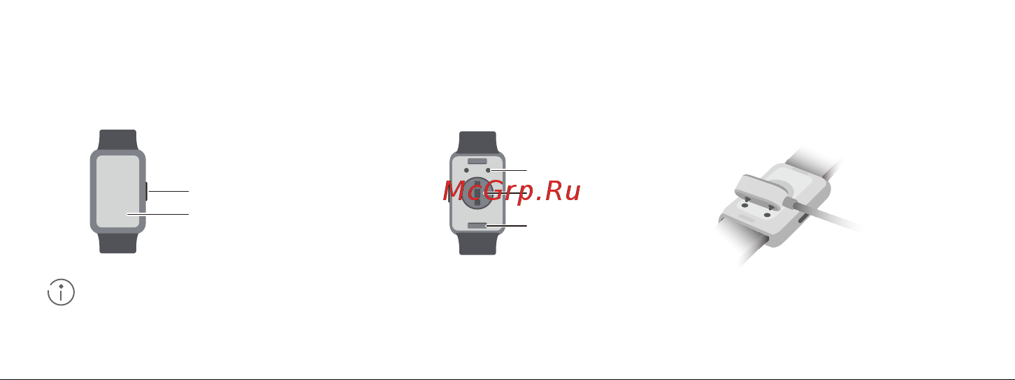 Huawei Watch Fit New Graphite Black (TIA-B09) [85/172] Panduan memulai cepat 1 pengisian daya