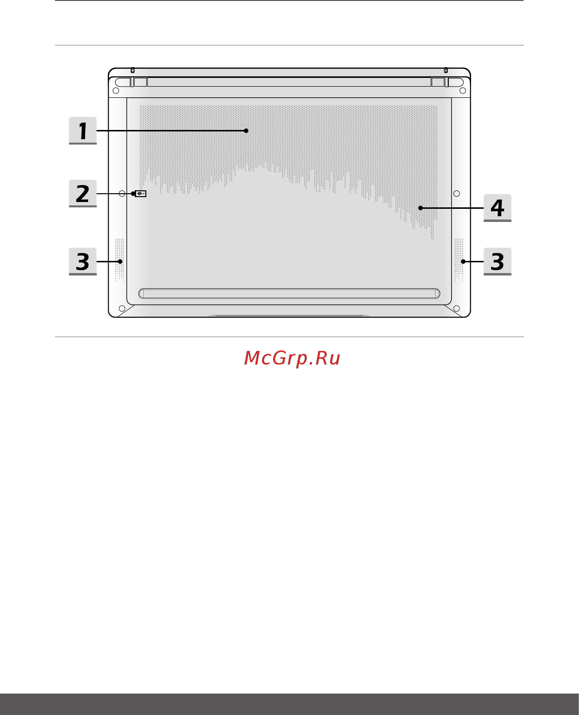 MSI Modern 14 B4MW-021RU [19/68] Вид снизу