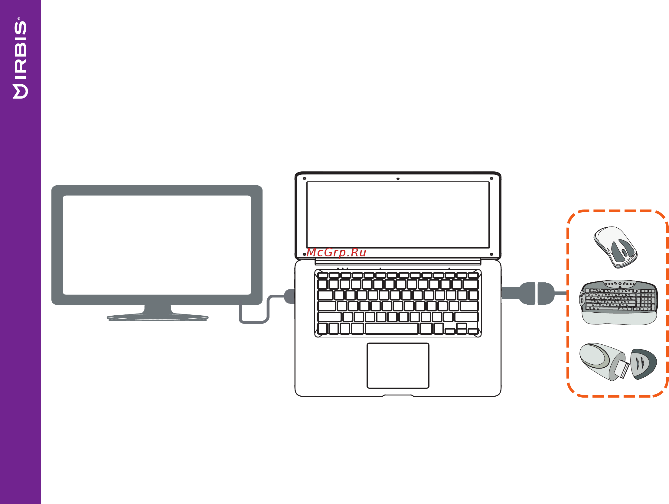 Irbis NB600 [8/28] Подключение hdmi совместимого дисплея