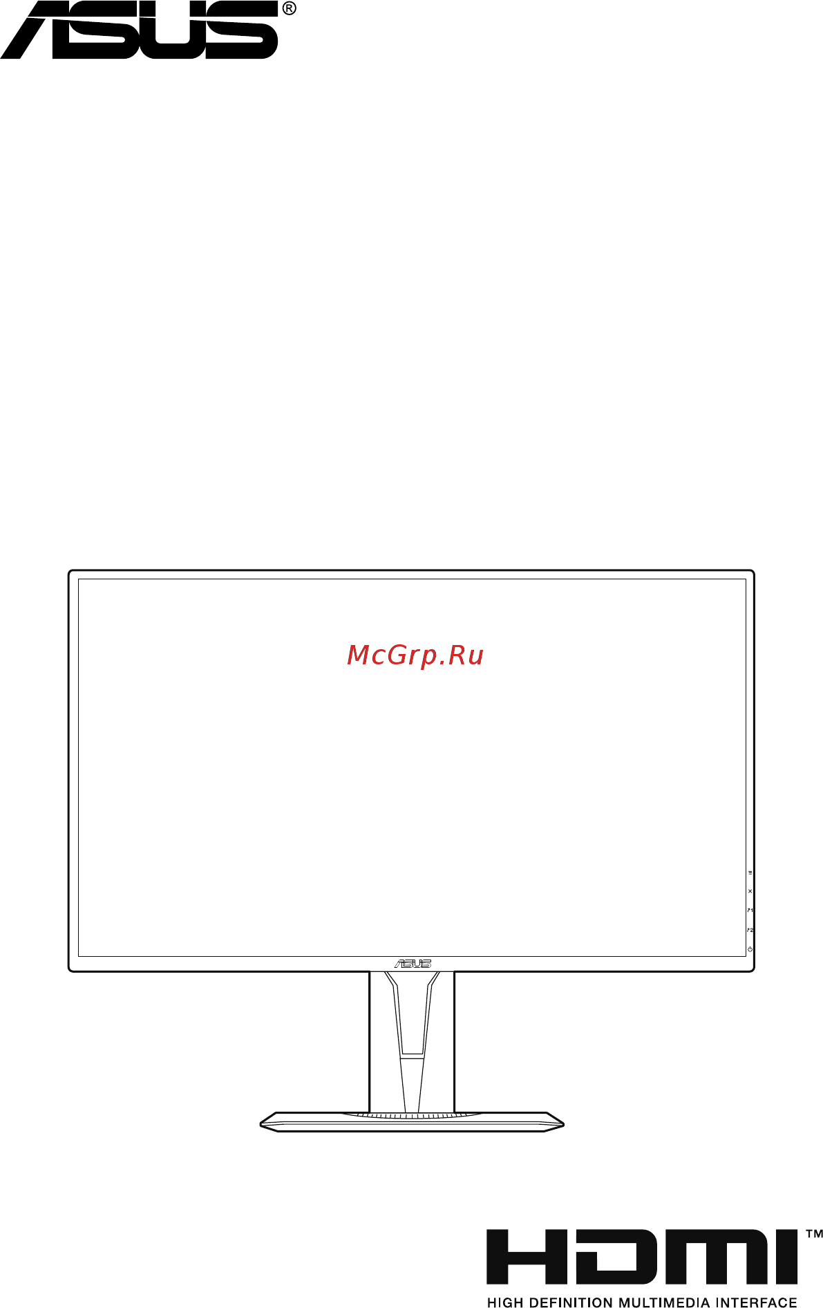 Asus TUF Gaming VG279QM Руководство пользователя онлайн