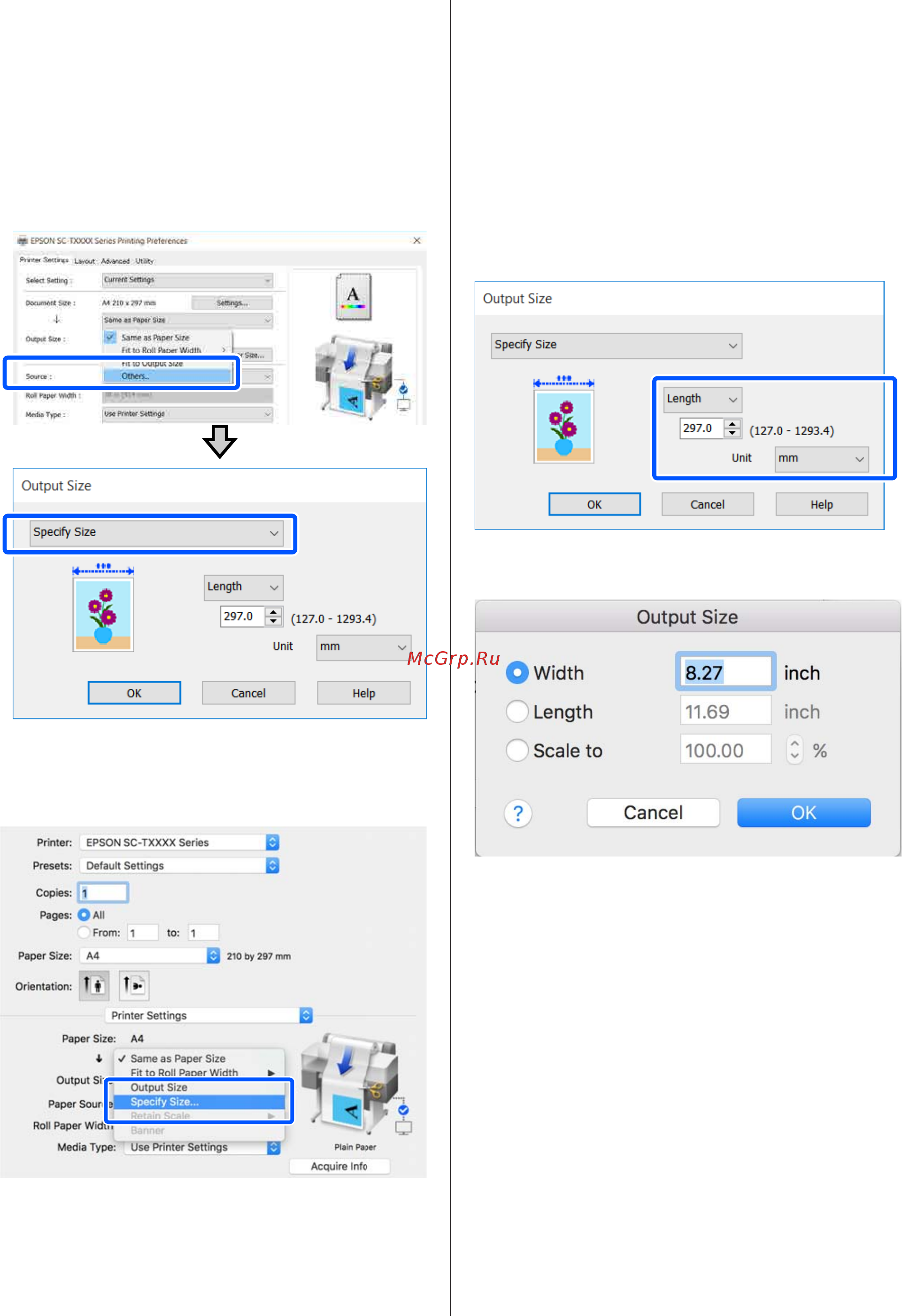 Epson SureColor SC-T3100X (C11CJ15301A0) Инструкция по эксплуатации онлайн [71/189] 569013