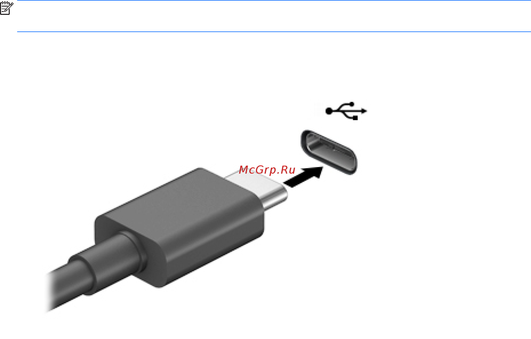 HP 200 G3 3VA45EA [28/63] Подключение устройств к порту usb type c только на некоторых моделях