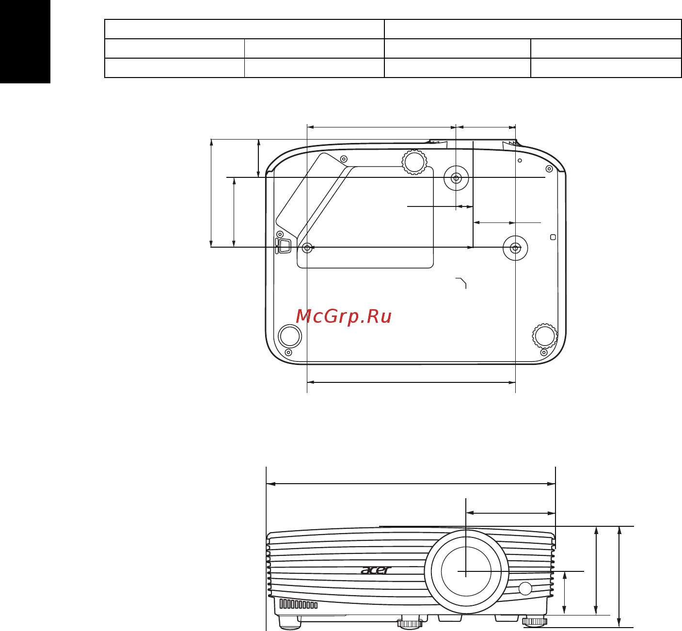 Acer X1123HP [50/65] Русский