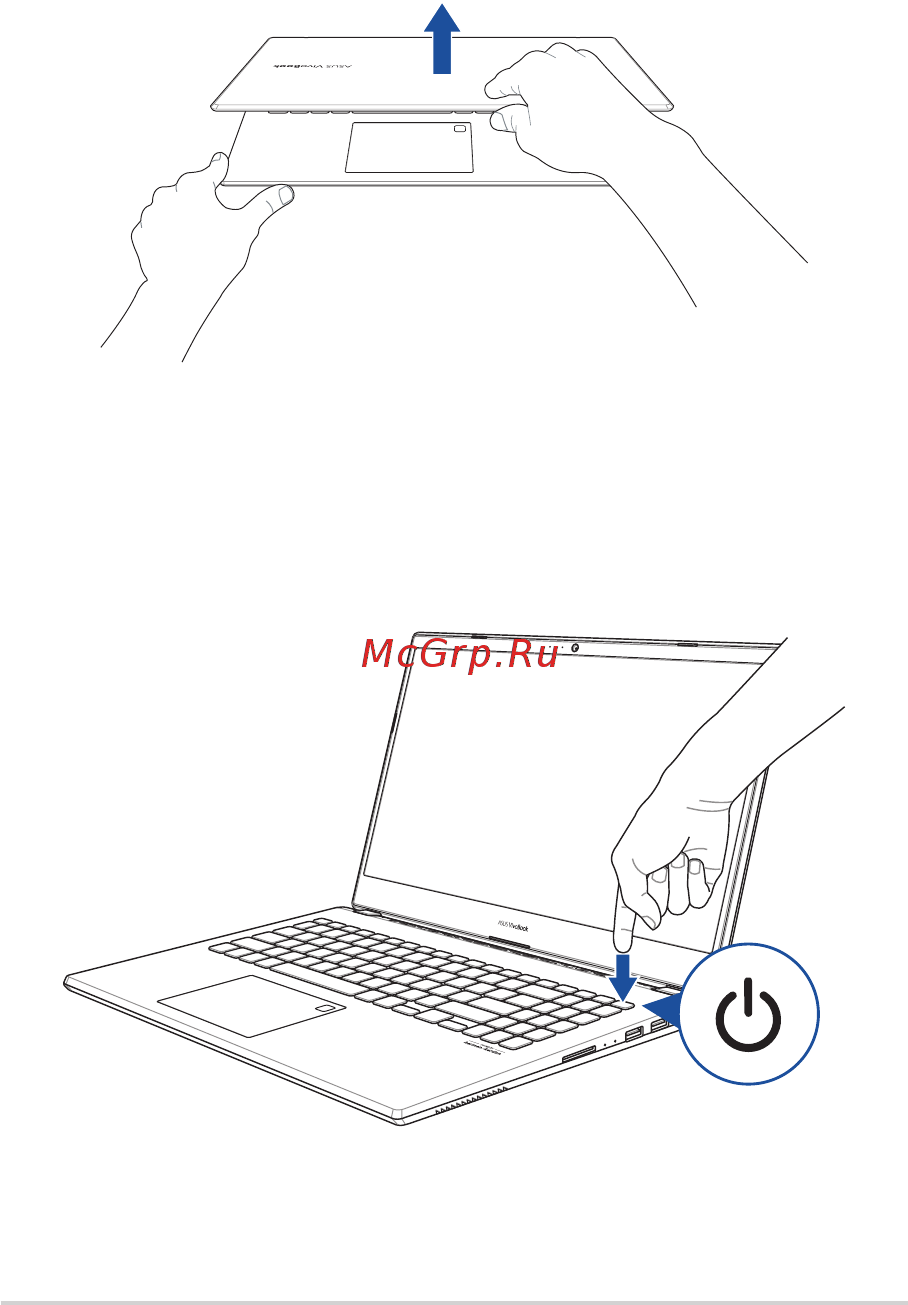 Asus VivoBook 15 X571LI-BQ029T [28/94] Откройте крышку