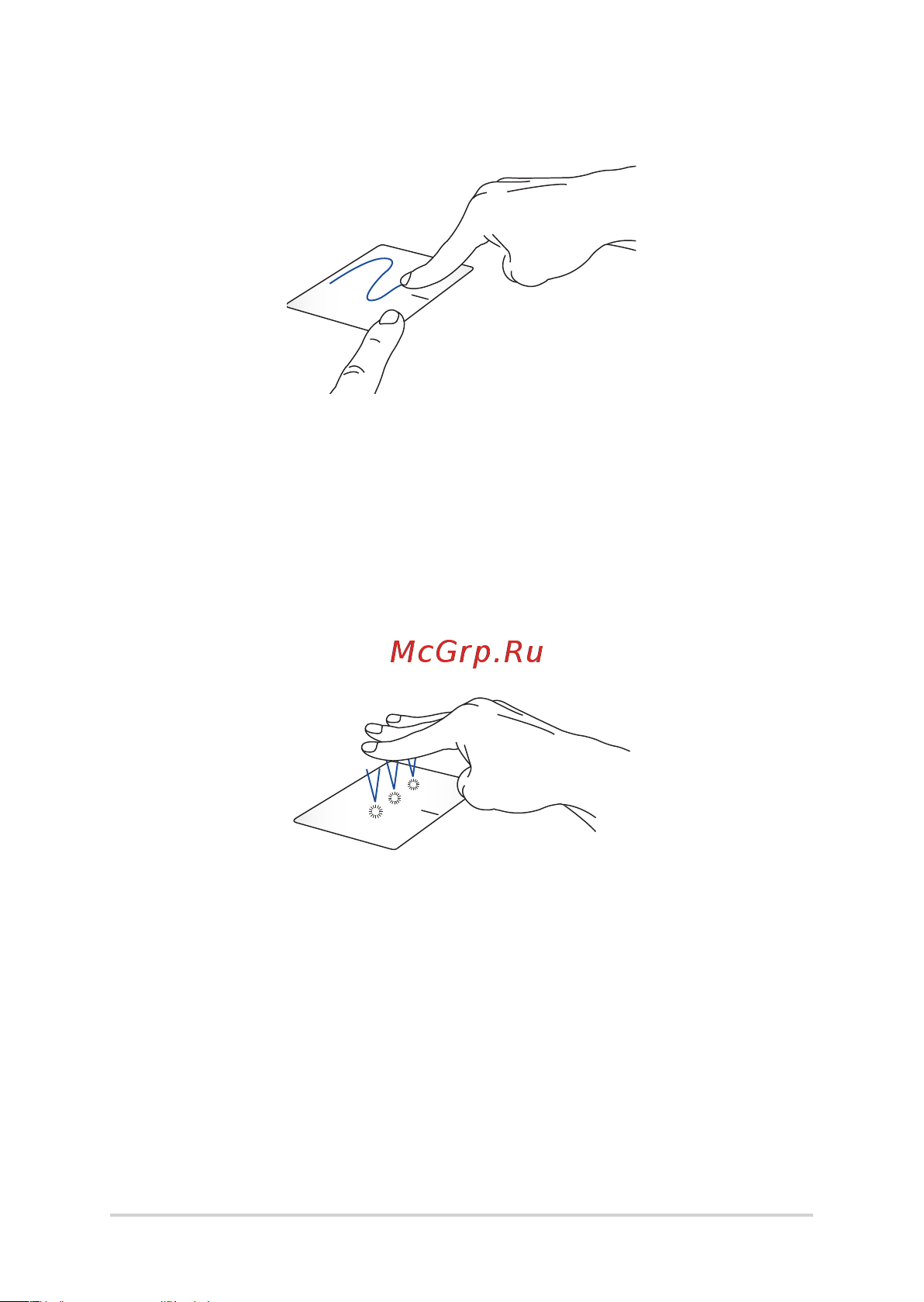 Asus ROG Zephyrus G14 GA401II-HE046T [34/92] Жесты тремя пальцами