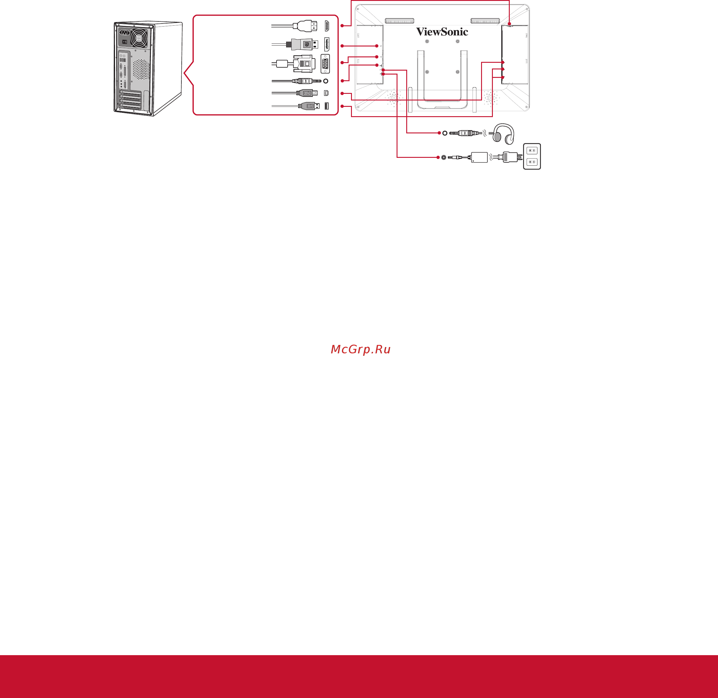 Viewsonic TD2430 [12/24] Краткое руководство по установке