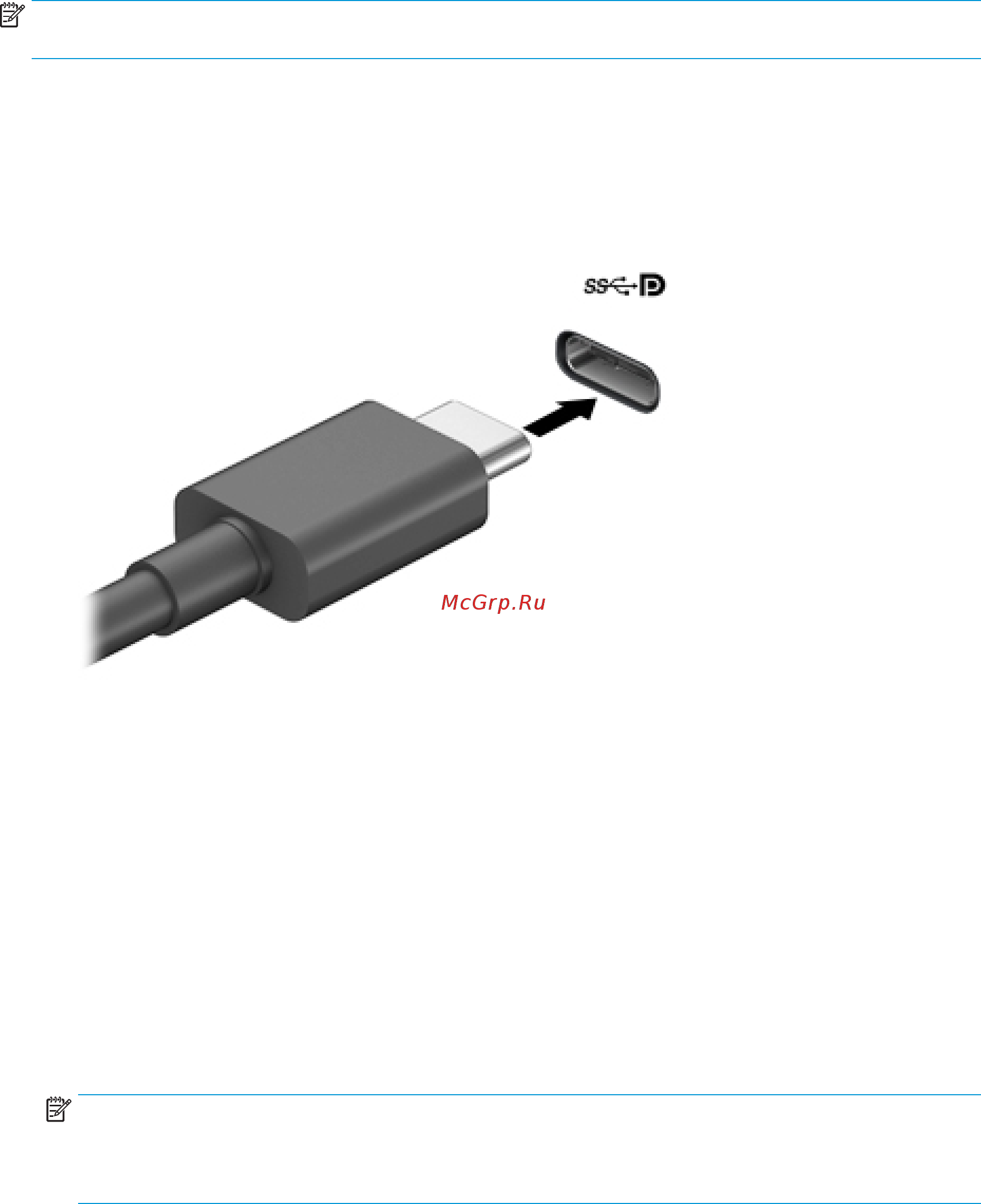 HP ProBook 455 G6 7DD87EA [42/97] Подключение устройства displayport с использованием кабеля usb type c только на некоторых моделях