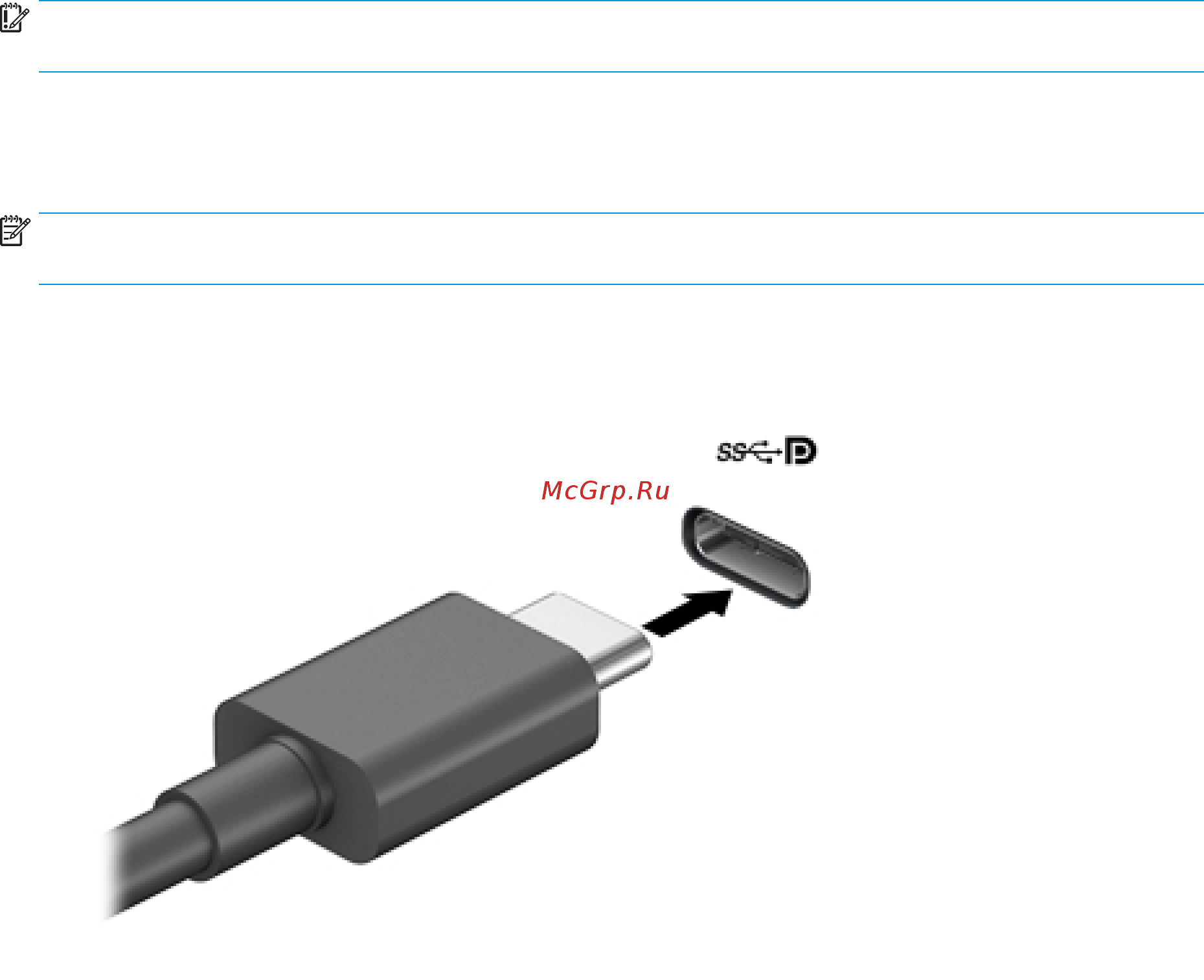 HP ProBook 455 G6 7DD87EA [46/97] Подключение устройств к порту usb type c только на некоторых моделях