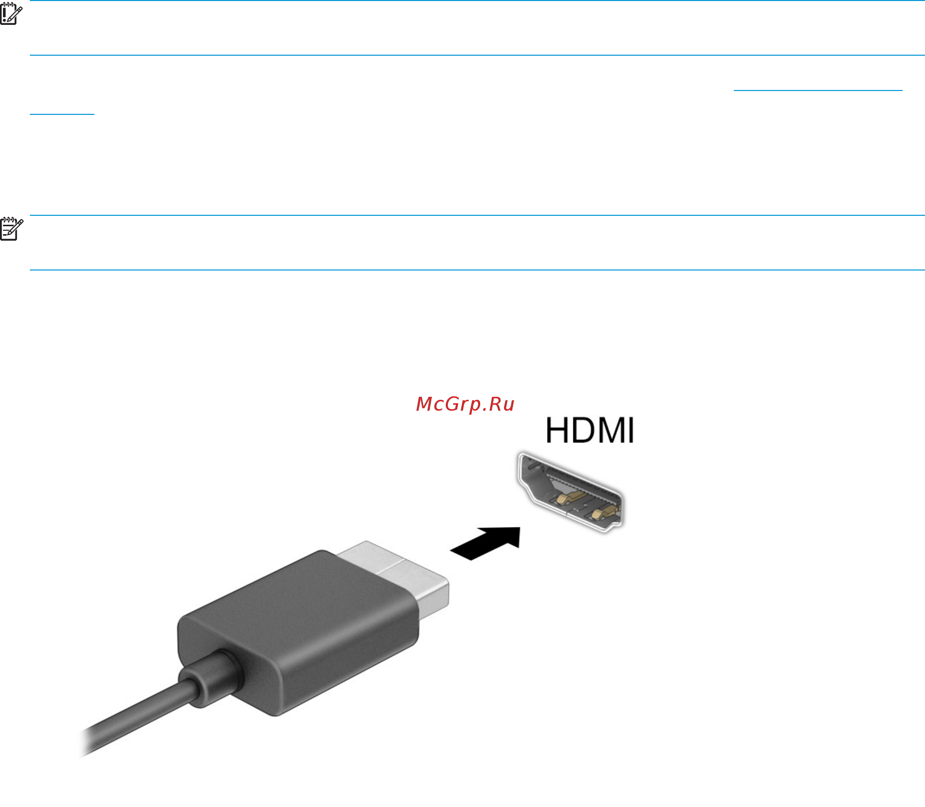HP 17-by3023ur 13D72EA [40/85] Подключение видеоустройств с помощью кабеля hdmi только на некоторых моделях