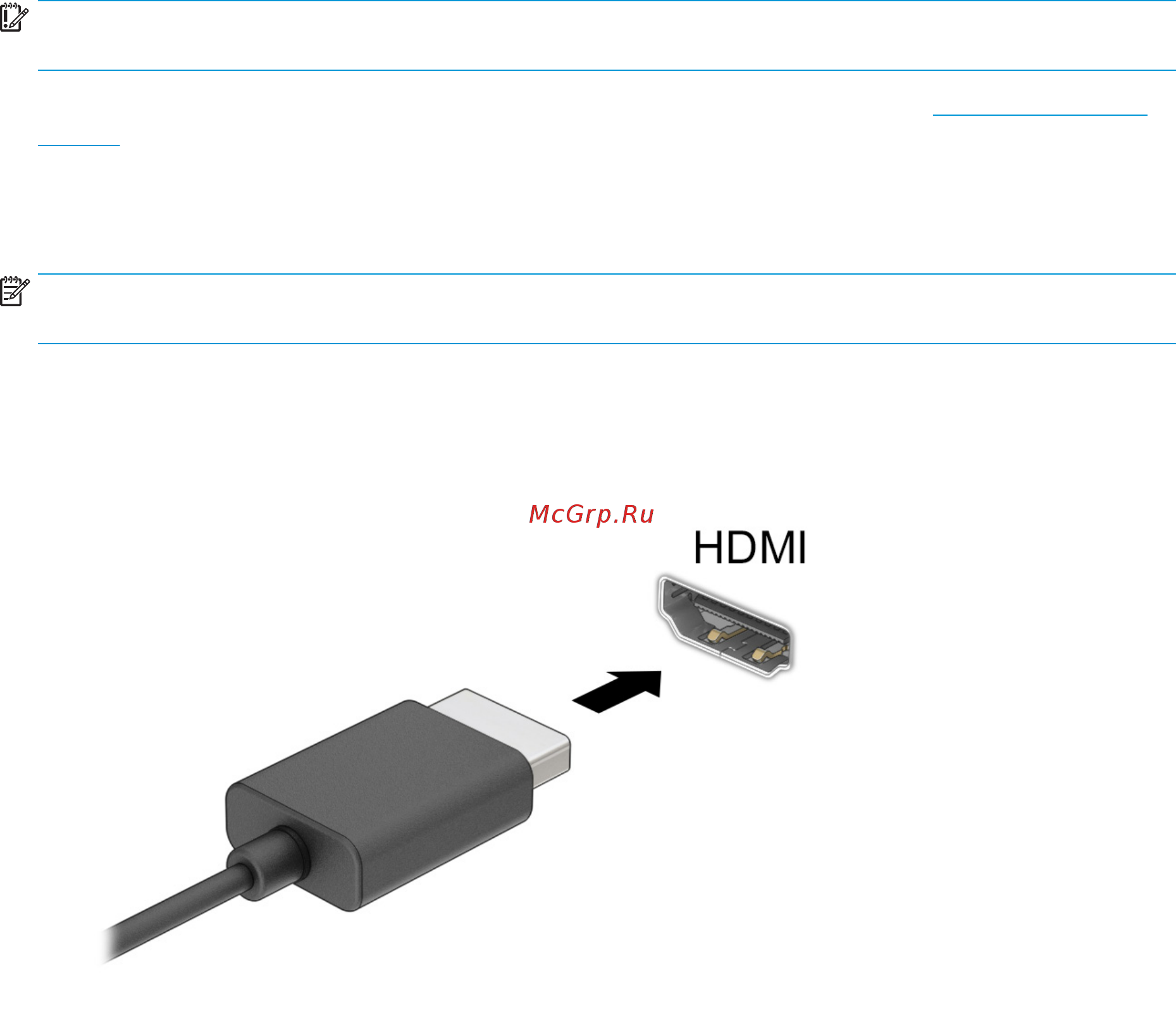 HP 250 G7 14Z75EA [35/81] Подключение видеоустройств с помощью кабеля hdmi только на некоторых моделях