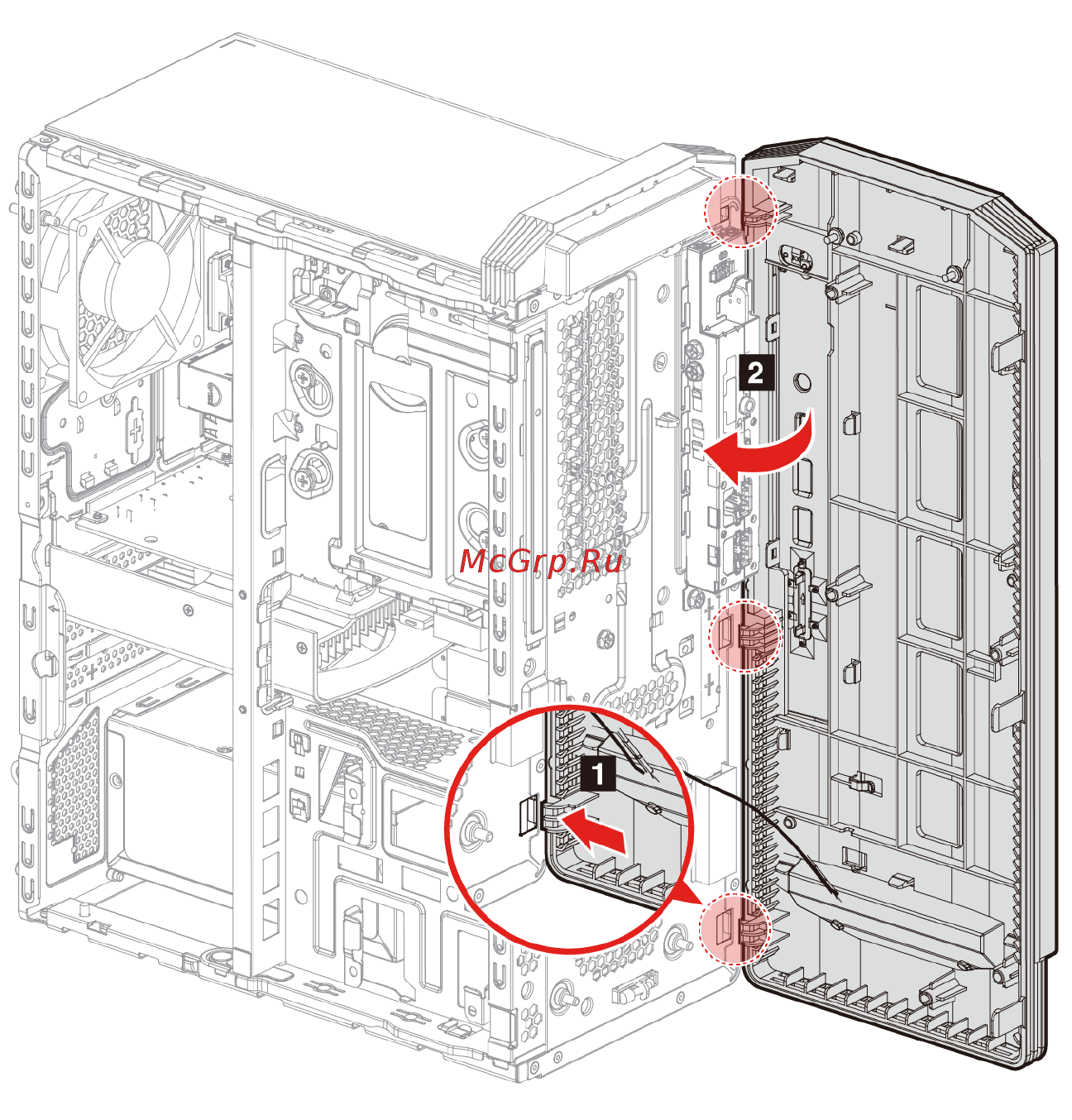 Lenovo IdeaCentre G5 14IMB05 (90N9009VRS) [40/108] Устройство хранения данных 2 5 дюйма в некоторых моделях