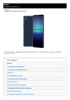 Sony Xperia 5 II Blue (XQ-AS52) Инструкция по эксплуатации