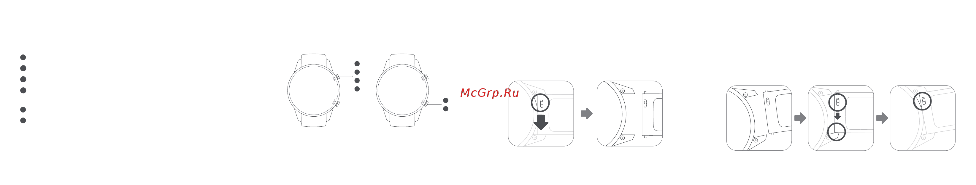 Xiaomi Mi Watch (Beige) (BHR4723GL) [33/68] Instrucciones sobre los botones